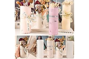 2 Pack 6 Inch Cylinder Pillar Candle Molds for Resin Making