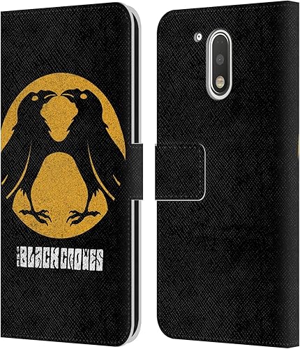 Head Case Designs Officially Licensed The Black Crowes Circle Graphics Leather Book Wallet Case Cover Compatible with Motorola Moto G41