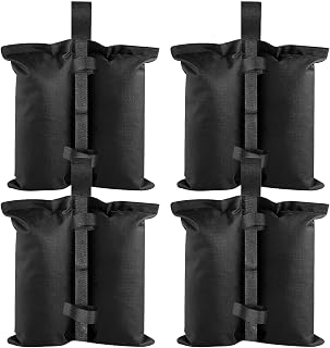 Weights Gazebo Sandbags, Set of 4 Sandbags, Weight Bags, 14 kg, Gazebo Sandbags, L Size, for Gazebo Party Tent, Flood Protection