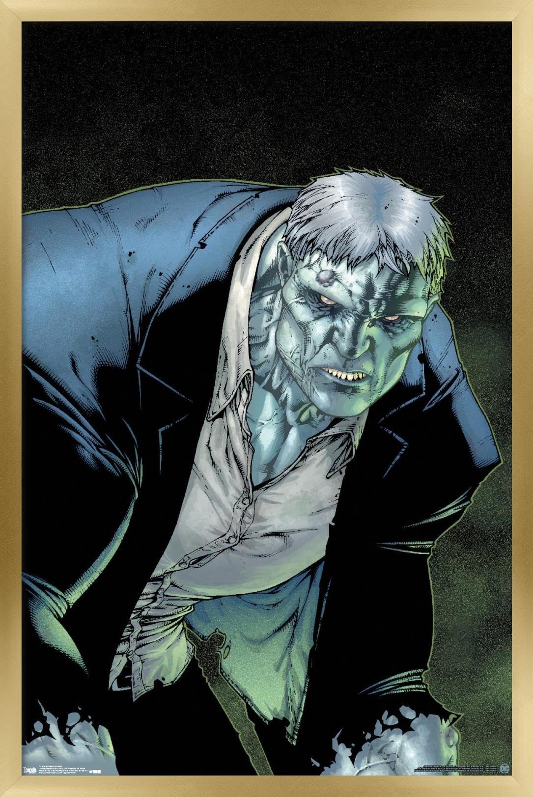 Trends International DC Comics - Solomon Grundy Wall Poster, 14.725" x 22.375", Gold Framed Version