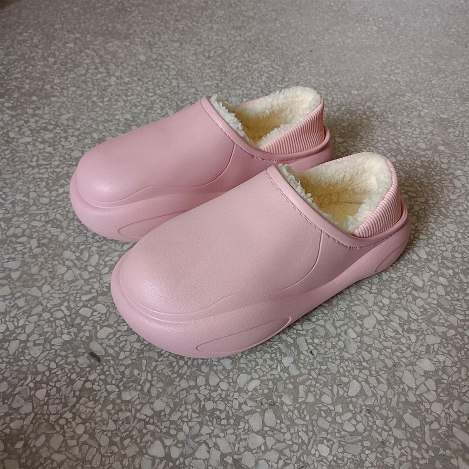 HIHELO Ciabatte Donna Invernali Pane di Pane Invernale Pantofole di Cotone da Donna Interno E All'Aperto Pantofole di Cotone E Lussuose Pannelli di Cotone da Uomo Caldo