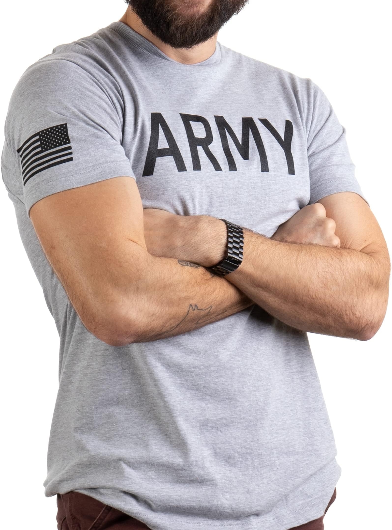 Army PT Style Shirt | U.S. Military Physical Traning Infantry Workout T-Shirt
