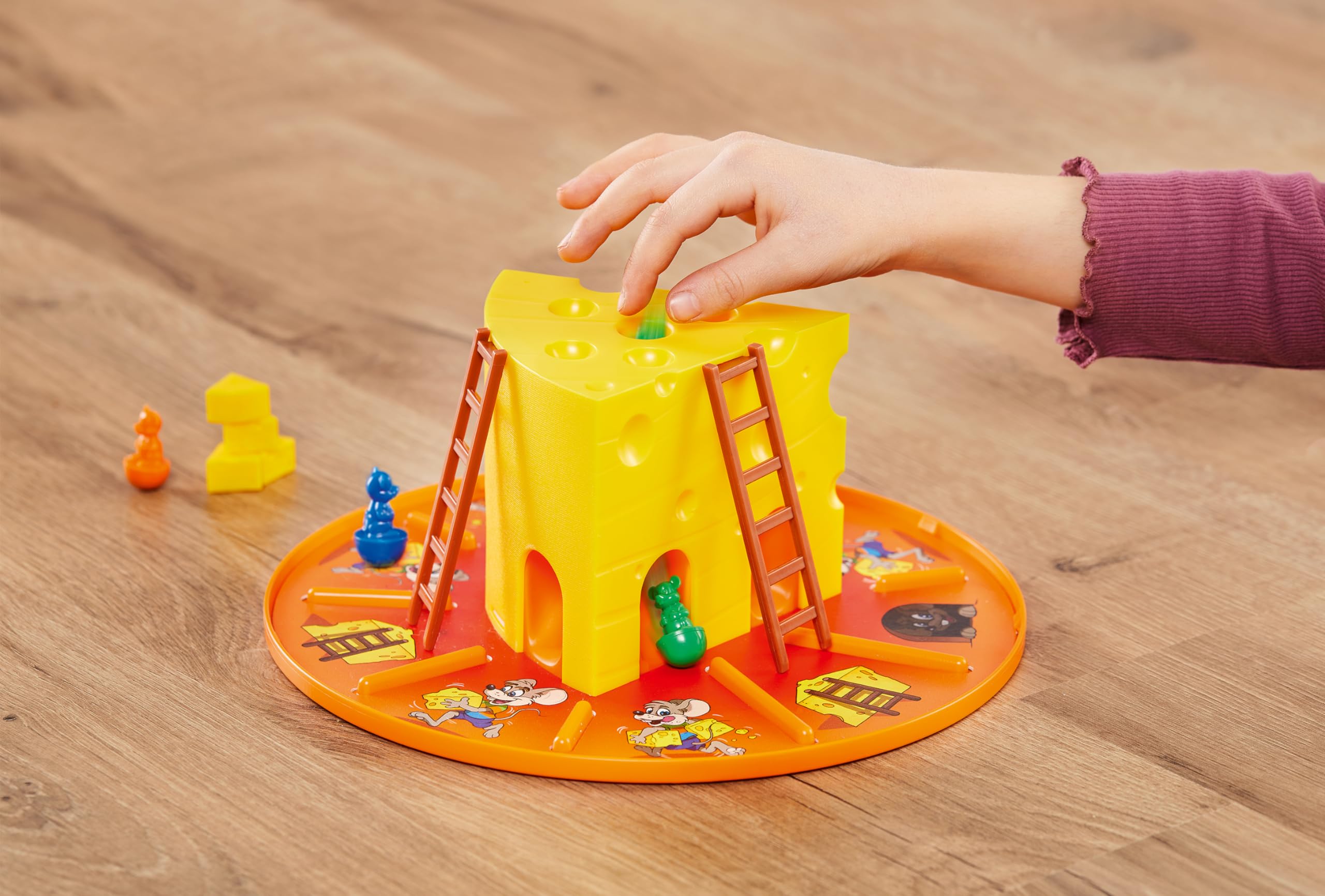 Ravensburger Kinderspiele 24562 - Max Mäuseschreck - Würfelspiel für 2 bis 4 Spieler, Kinderspiel ab 4 Jahren