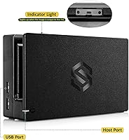 Vista 4 de Muelle de TV con pantalla para Switch Console, reemplazo para Switch Dock