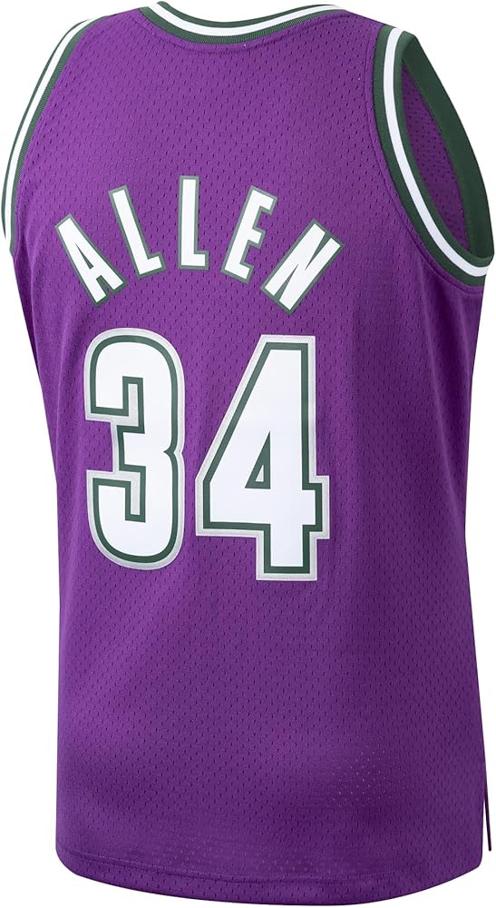 Amazon | [ミッチェル&ネス] MILWAUKEE BUCKS RAY ALLEN SWINGMAN