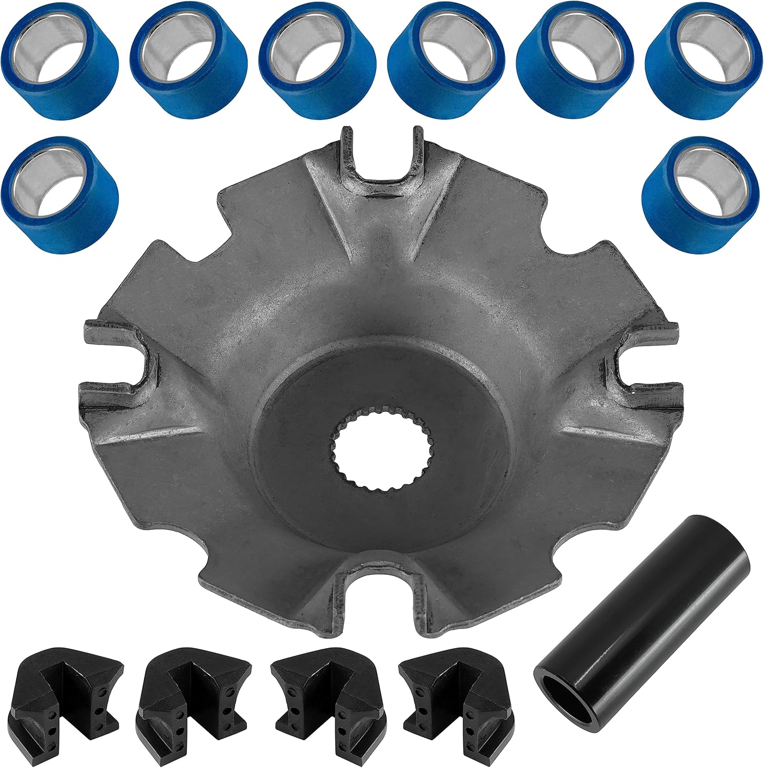 Caltric Drive Moveable Plate with Damper Roller Spacer Compatible with Arctic Cat TBX 700 2016-2017