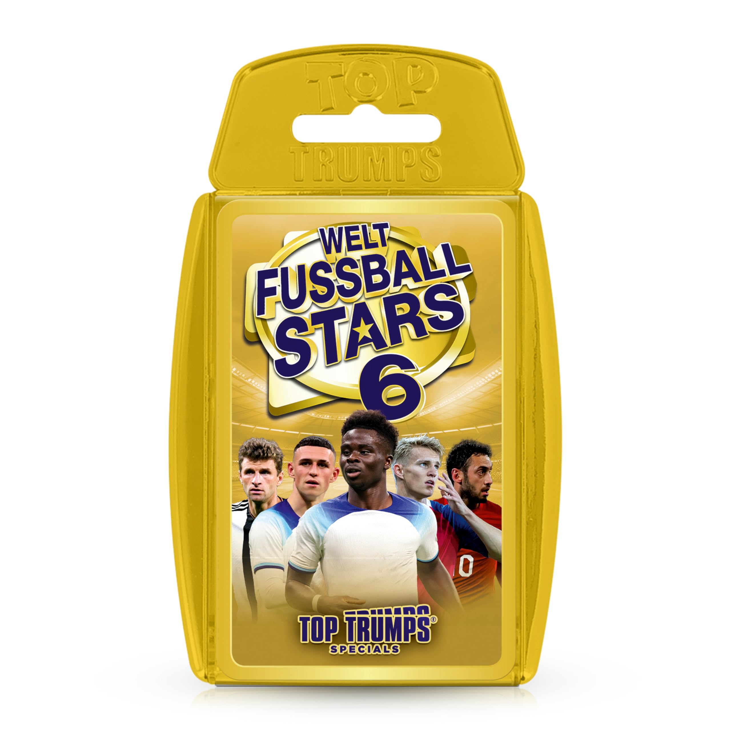 Top Trumps Wetfussballstars 6 Card Game for Children - Classic WFS Learning Card Game for Fans of Football - 2+ Players from 6+ Years - German