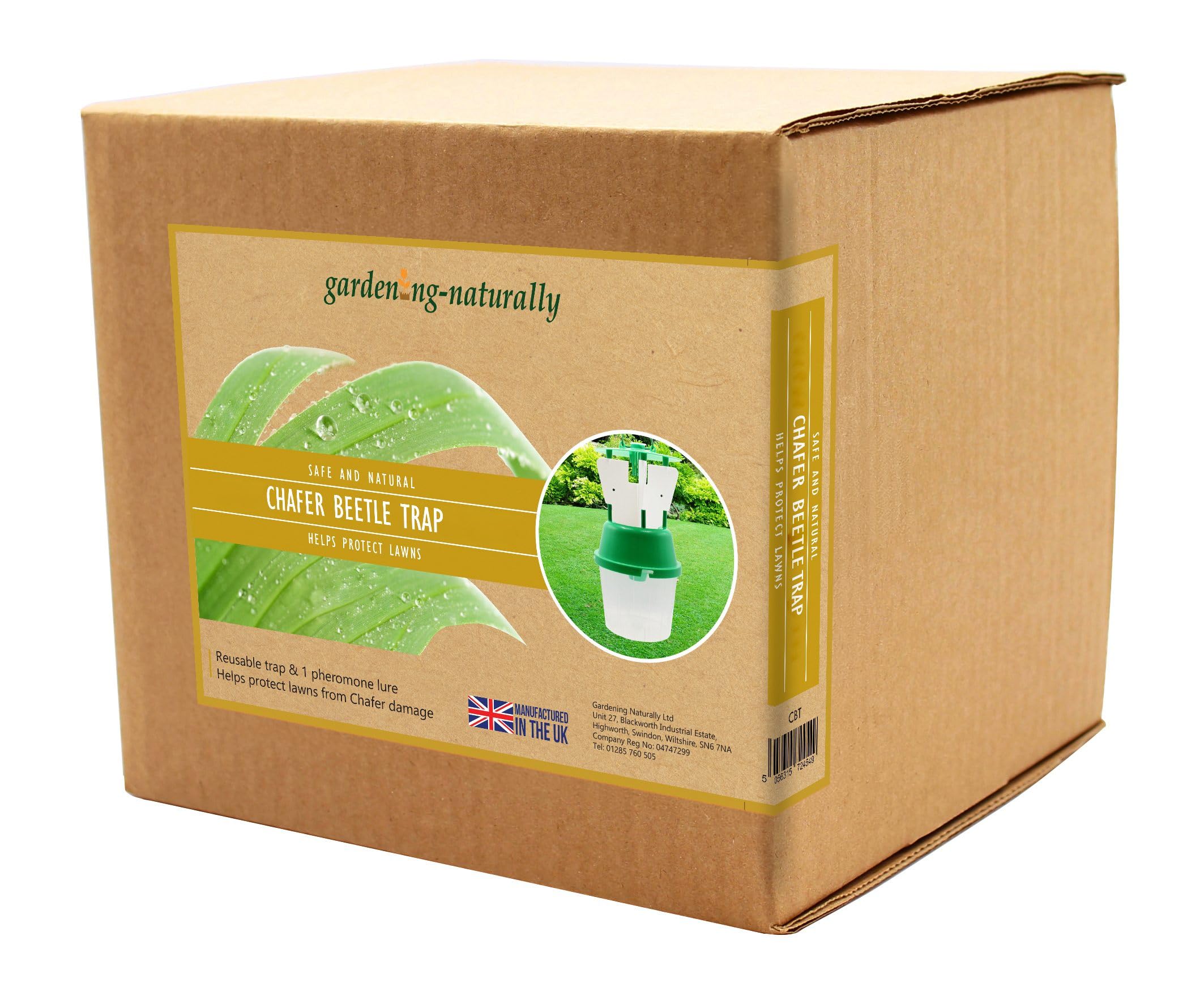 Gardening Naturally Chafer Beetle Trap Pheromone Lures Garden (Trap)