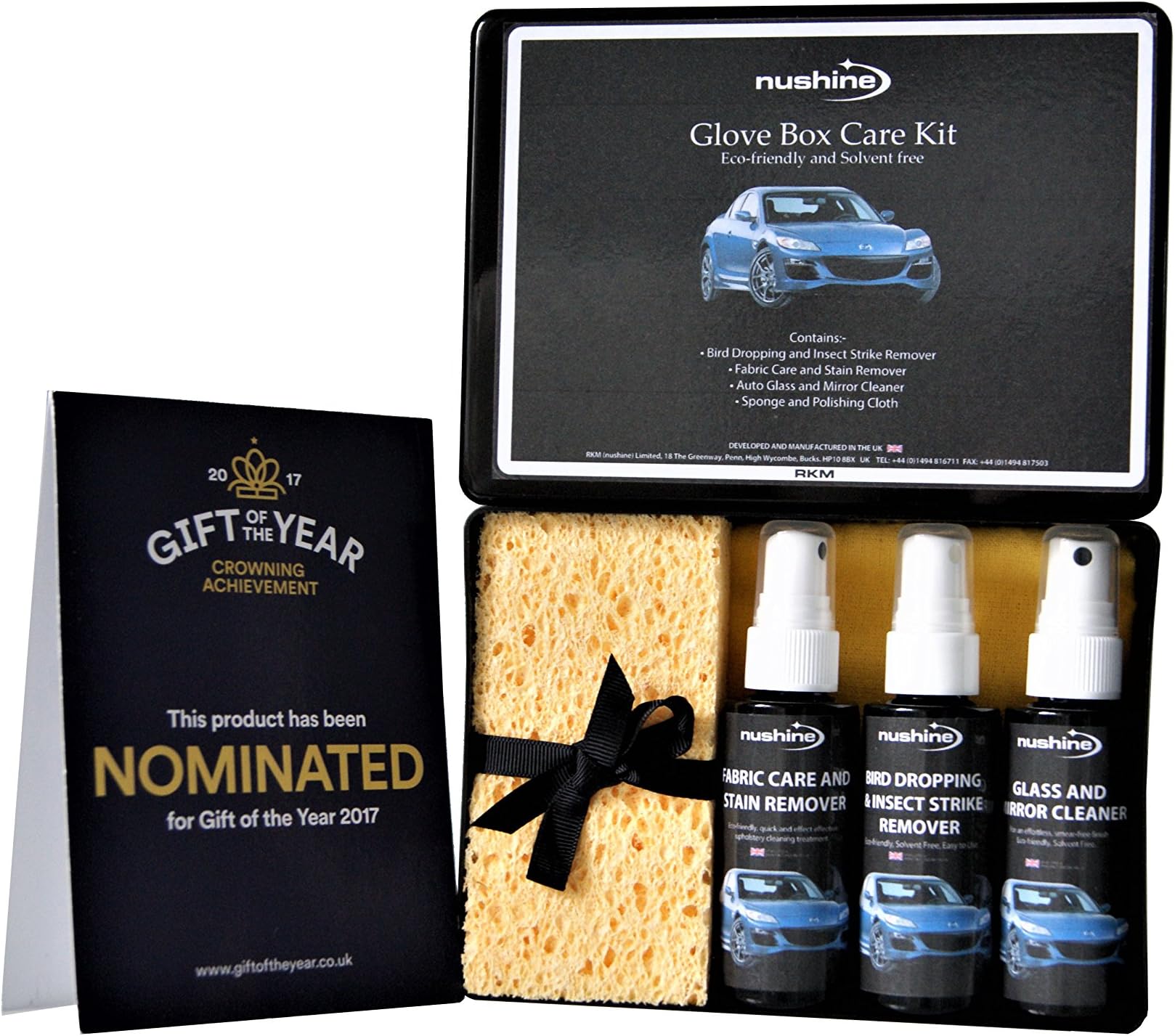 Glove Box Car Care Kit (ecofriendly formula)