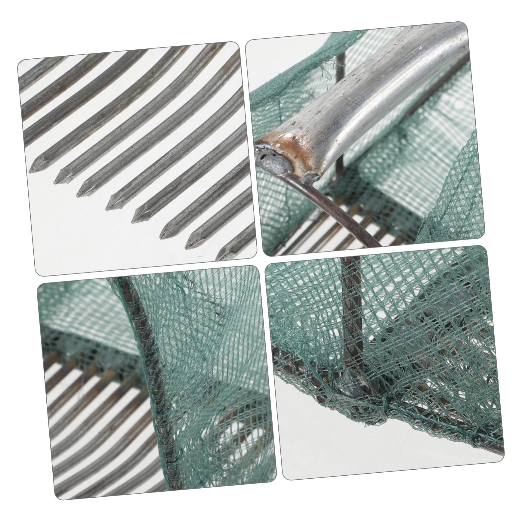 ifundom Cueilleur de Fruits Pliable pour Myrtilles avec Panier en Acier Inoxydable, Compact et Léger, Outil Cueillette Jardin