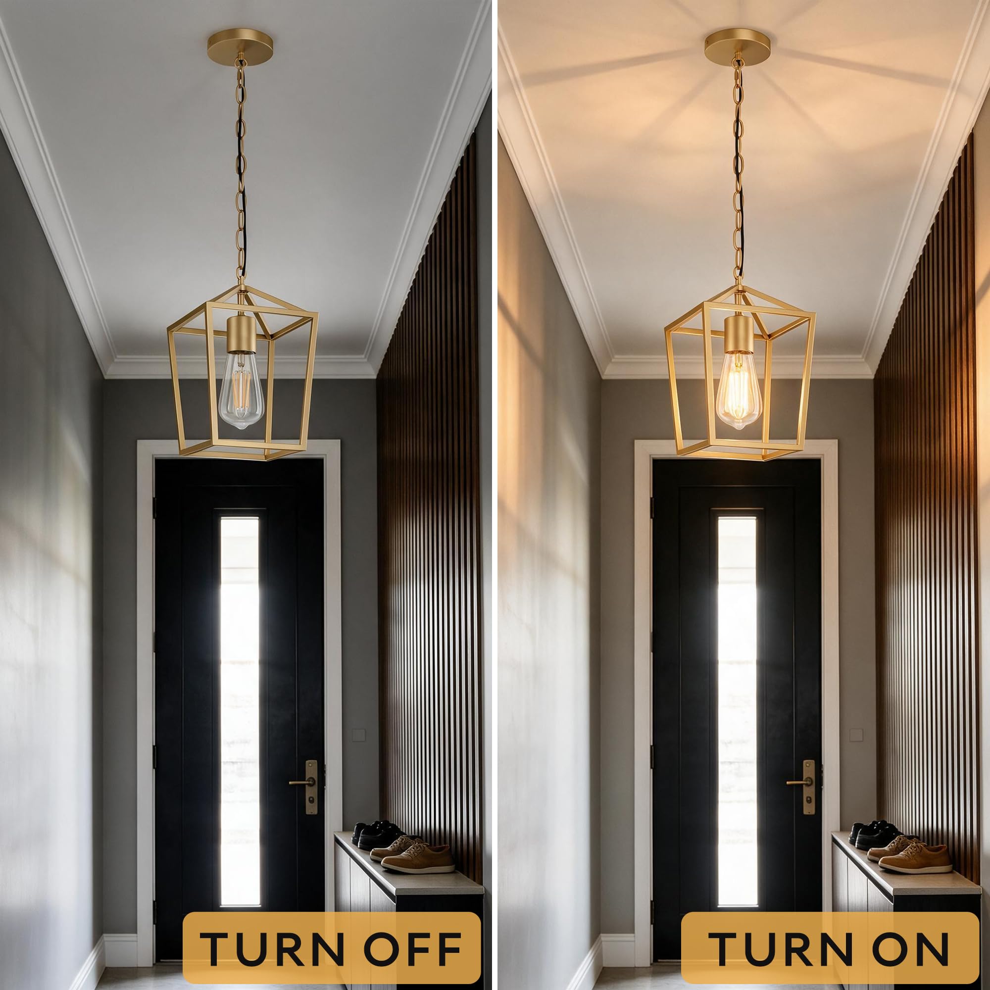 Phaosio Gold Pendant Light - Kitchen Island Lighting -6