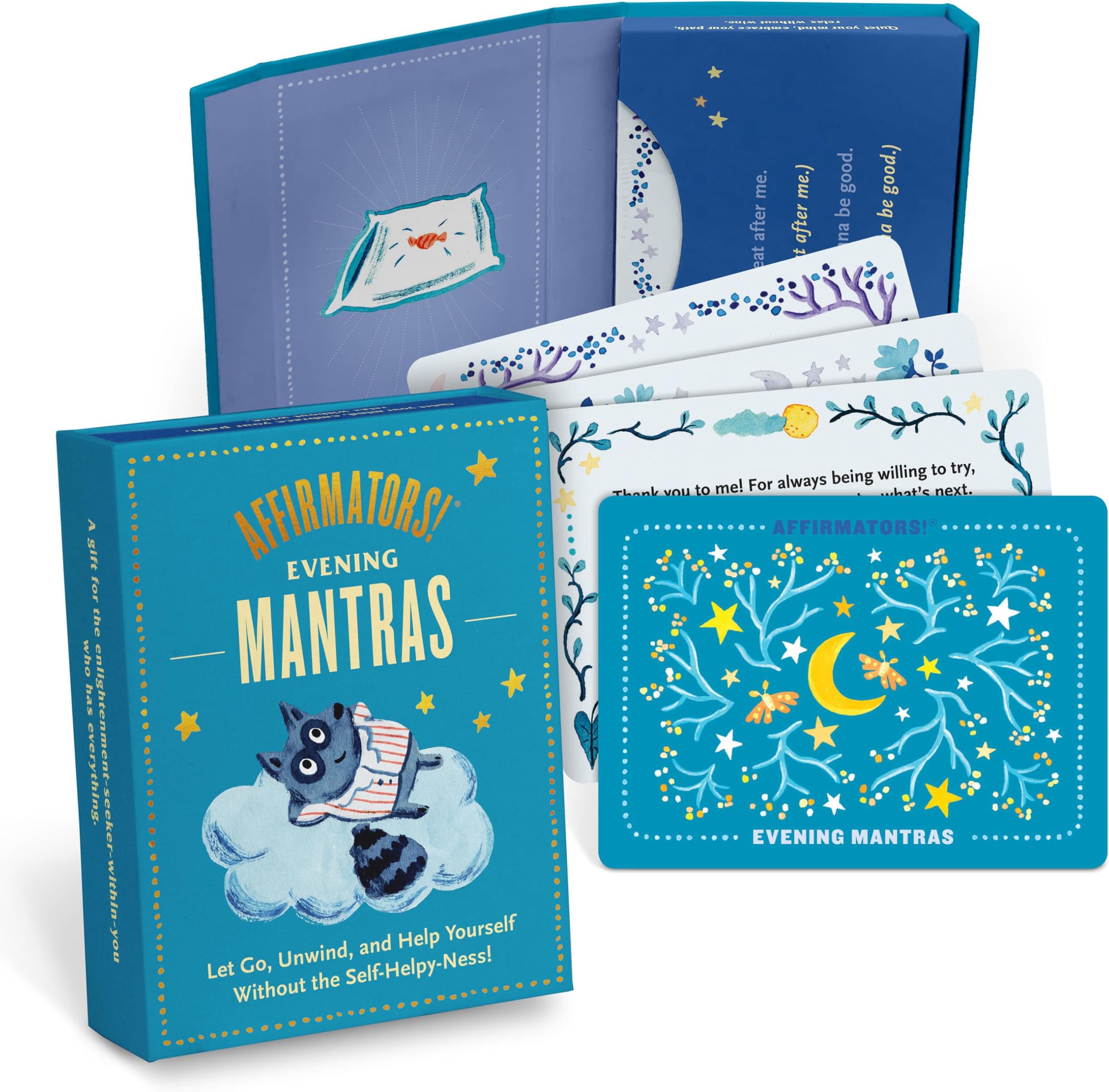 Knock Knock Affirmators! Mantras (Evening) Card Deck