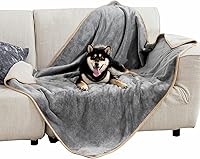 Vista 78 de Bedsure Mantas impermeables para perros pequeños – Manta de gato pequeño lavable para protección del sofá, manta de cachorro de forro polar sherpa