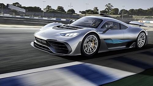 Iconic Arts Póster laminado 24x36 de Superdeportivo: Mercedes AMG Project One Hypercar