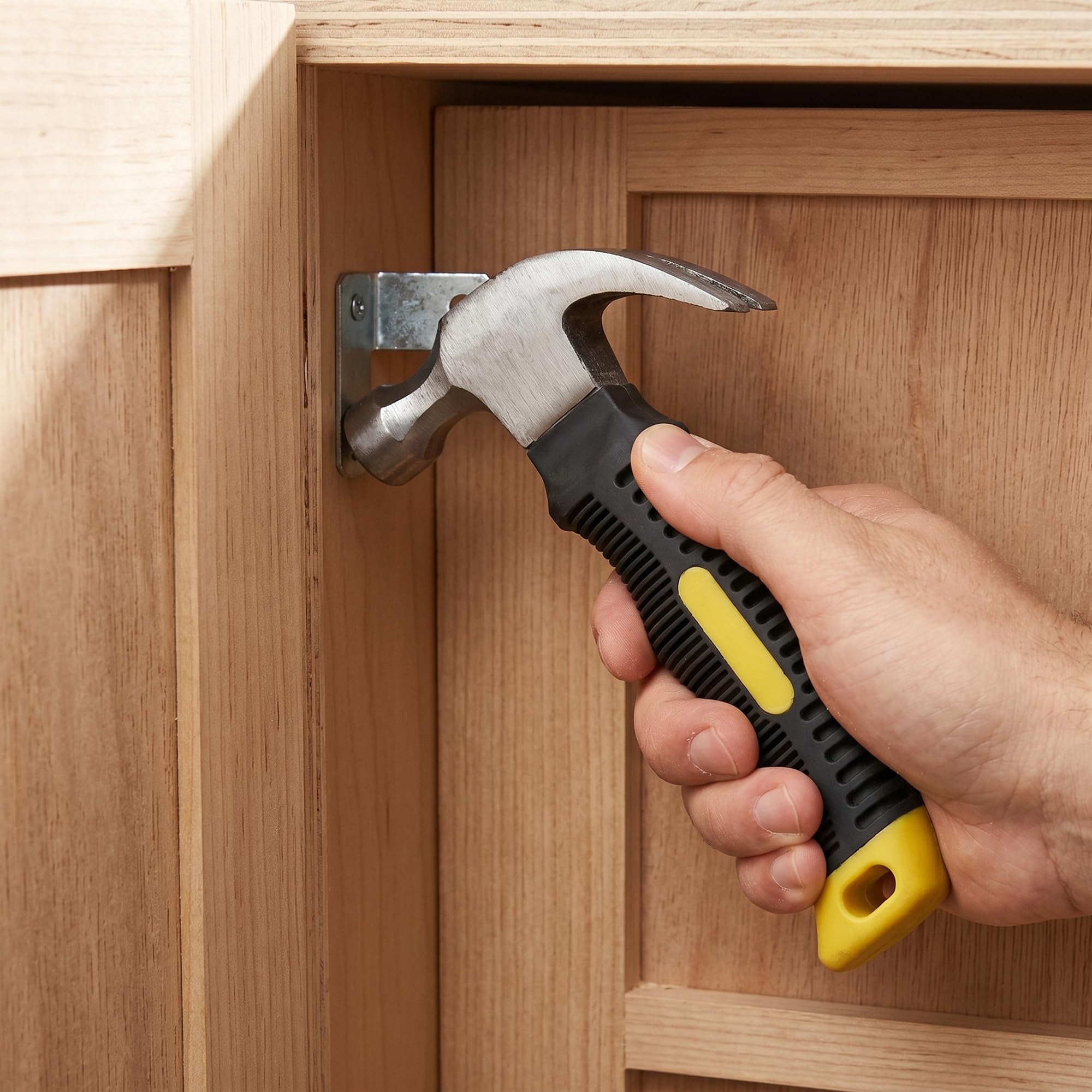 Confezione da 12 mini martelli da carpentiere con impugnatura morbida antiscivolo, martello per unghie tozze per riparazioni domestiche, progetti fai da te e campeggio all'aperto