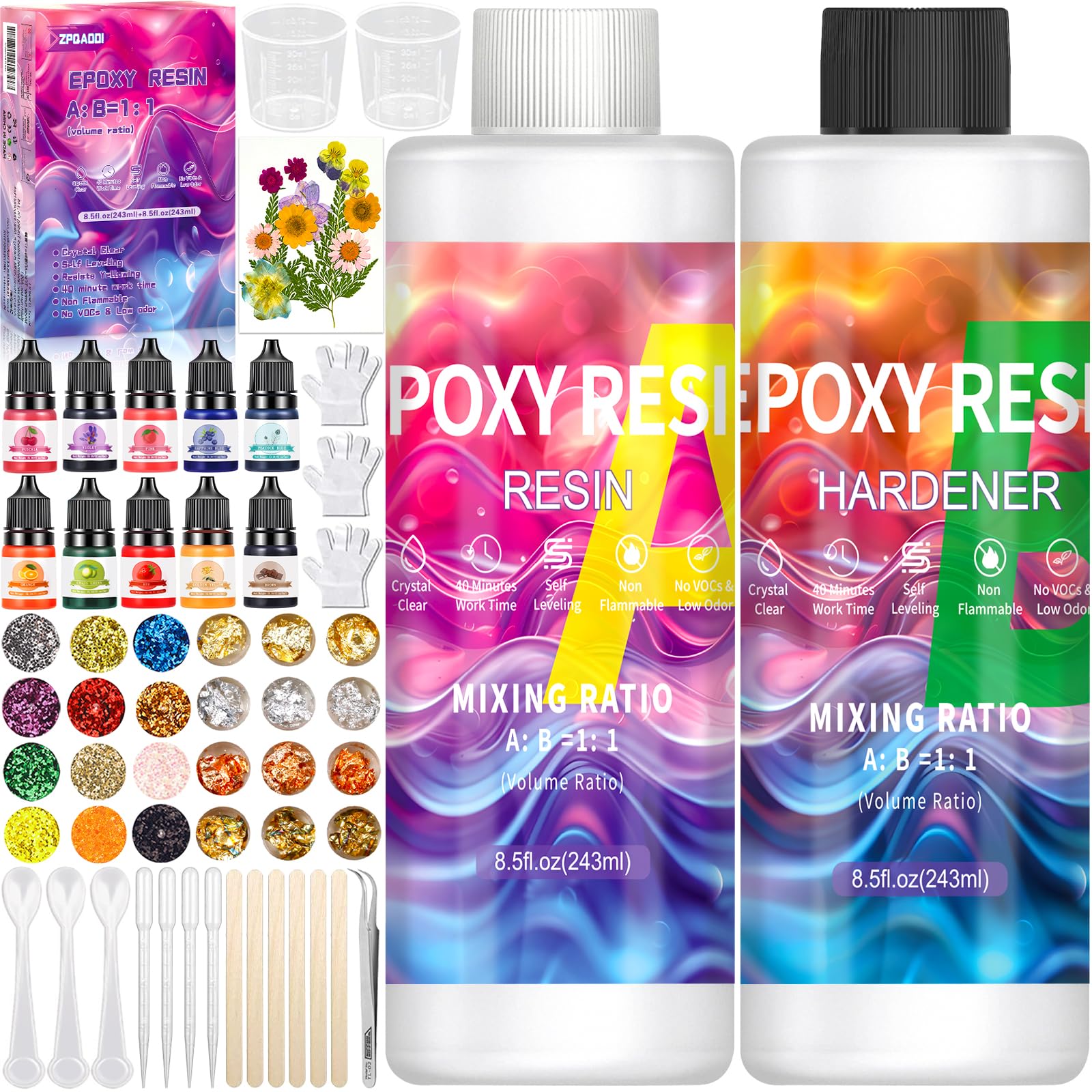 zpqaodi résine époxy transparente 2