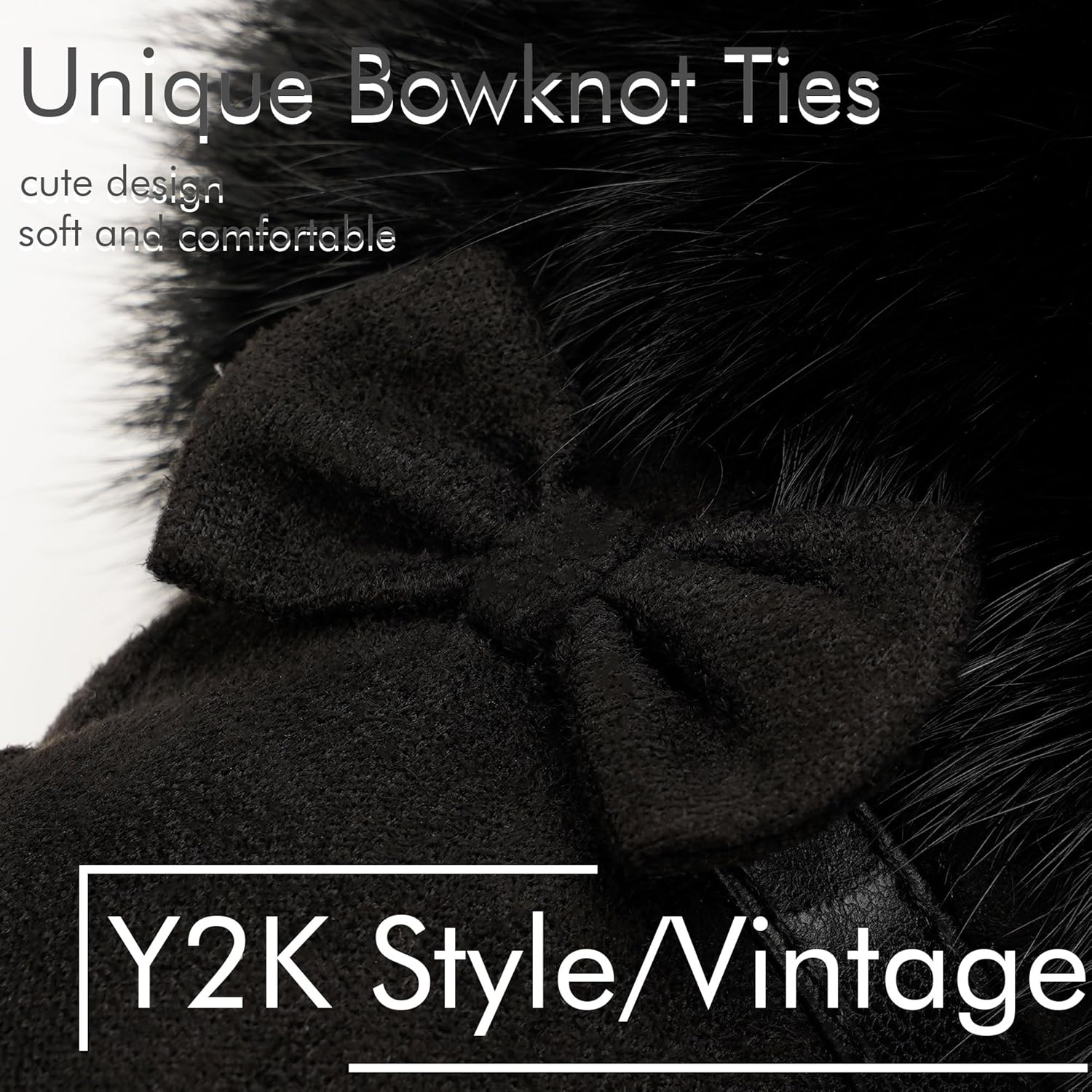 Hysenm Women Winter Gloves With Touch Screen Fingers Warm Suede Gloves Texting Thermal Windproof Mittens for Driving Running - Image 4