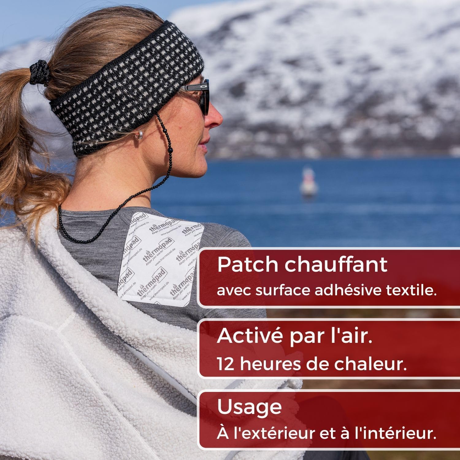 THERMOPAD Chauffe Corps – L'ORIGINAL : 10 ou 30 Pieces de chaufferettes pour jusqu'à 12 Heures de Chaleur pour Tout Le Corps - activé par l'air - Utilisation immédiate