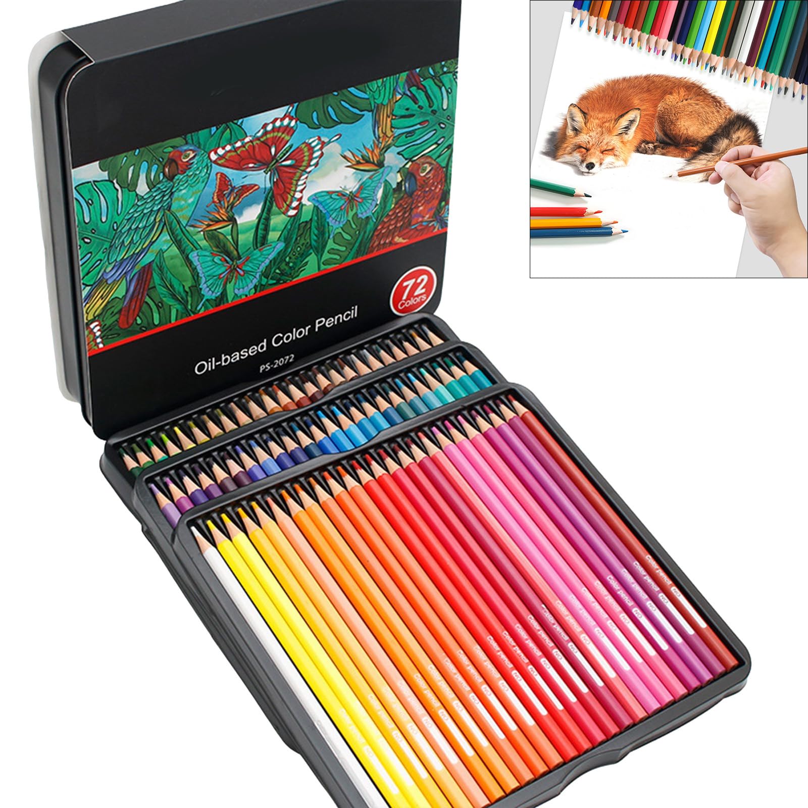 72 Matite colorate per colorare Disegni Matite colorate Pratica matita per schizzi per colorare schizzi, dipingere e disegnare matite