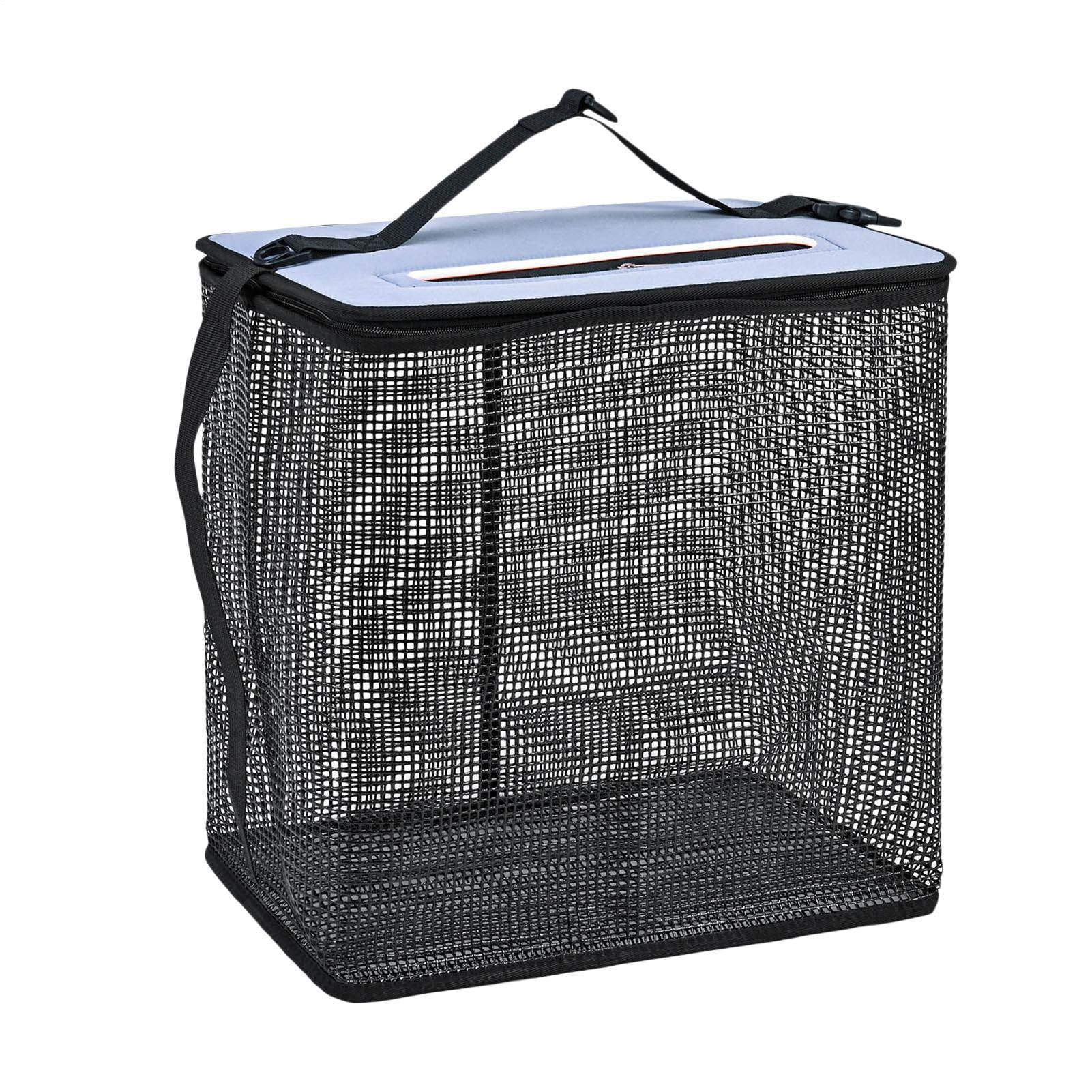 Seau flottant pour appâts et cage pliable pour poissons en kayak