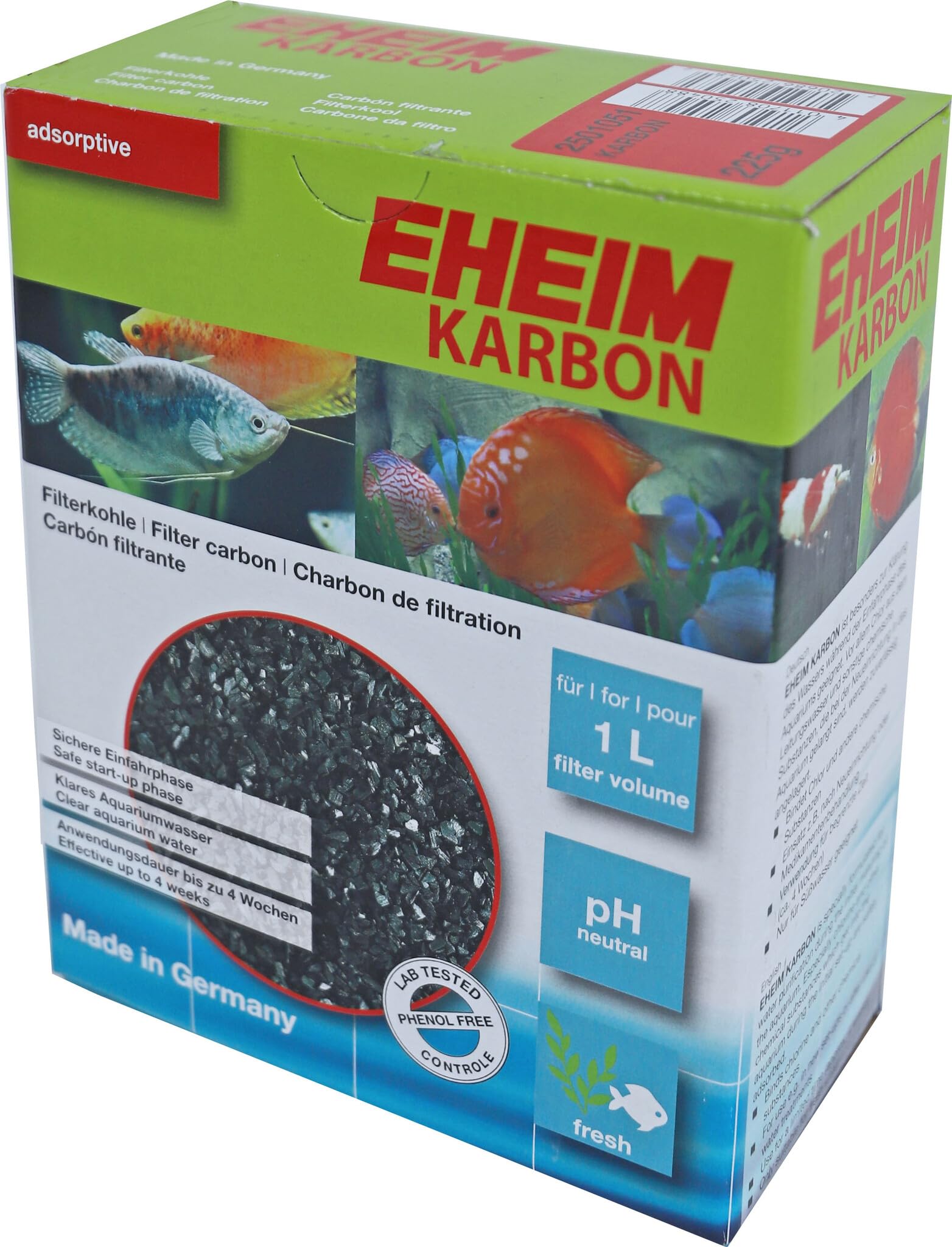 EHEIM Carbón de filtración Karbon 1l