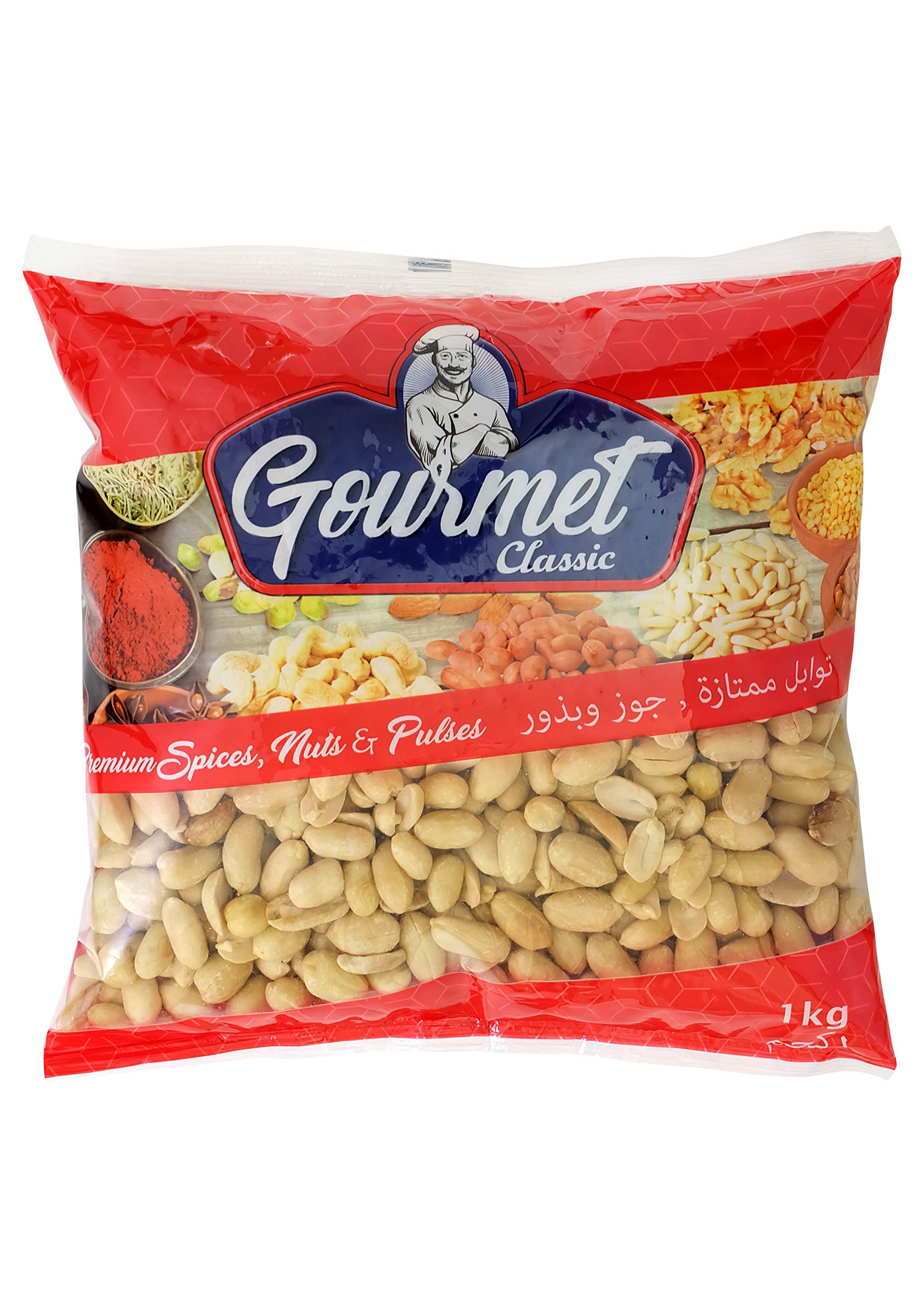 GOURMET CLASSIC Peanuts W/O Skin, 1 kg