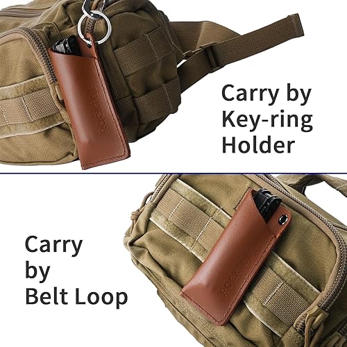 Miniatura 6 de ROCKTOL Multitool Gen-R Lite, cuchillo de bolsillo retro negro EDC VG10, multiherramienta compacta 15 en 1 con destornillador, tijeras grandes,