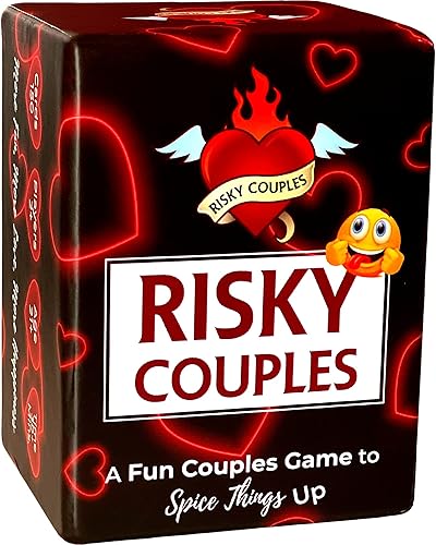 RISKY COUPLES - Juego de parejas súper divertido para una cita nocturna: 150 desafíos y preguntas para tu pareja. Aniversario romántico y regalos de