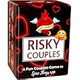 RISKY COUPLES - Super Fun Couples Game for Date Night: 150 Dares & Questions for Your Partner. Romantic Anniversary & Valentines Gifts. Card Game for Couple