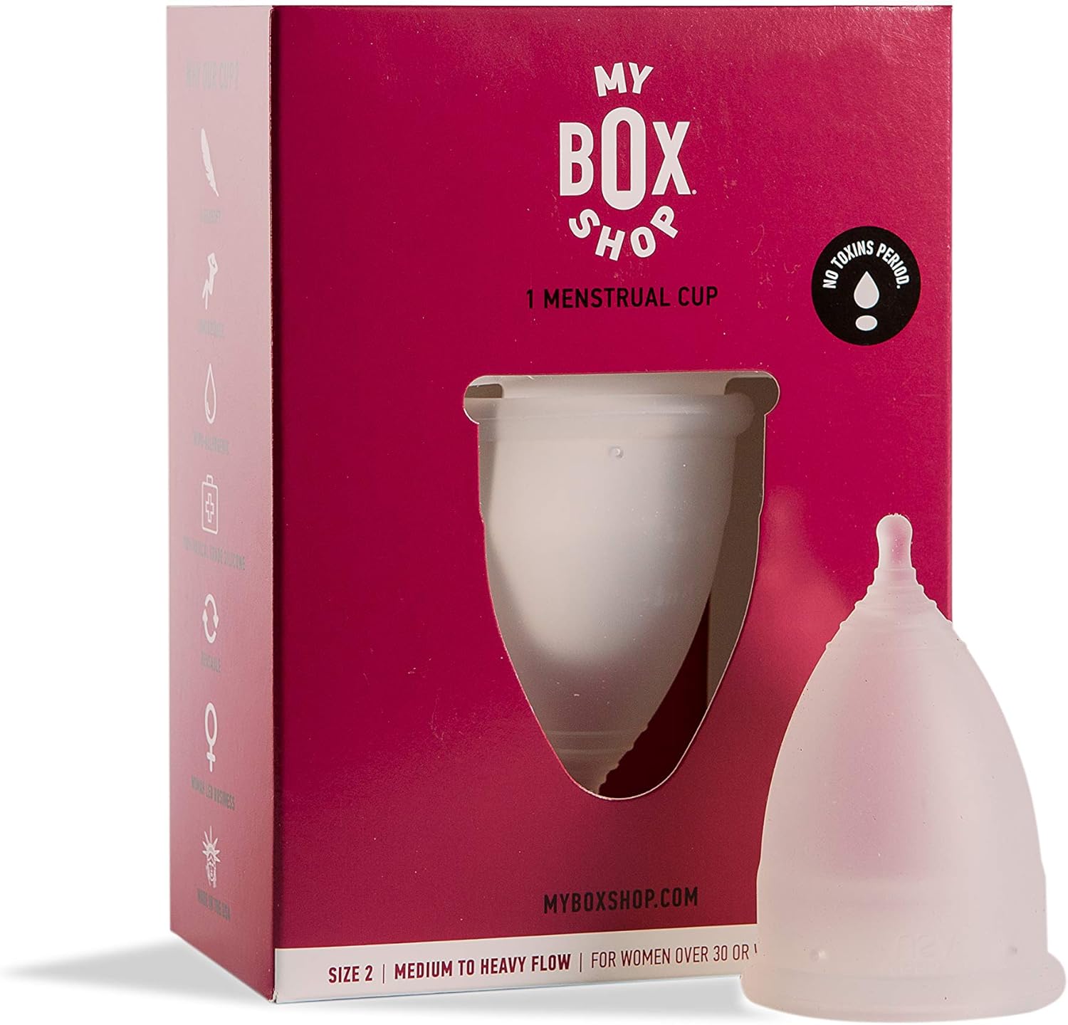 Reusable Menstrual Cup 100 Medical Grade