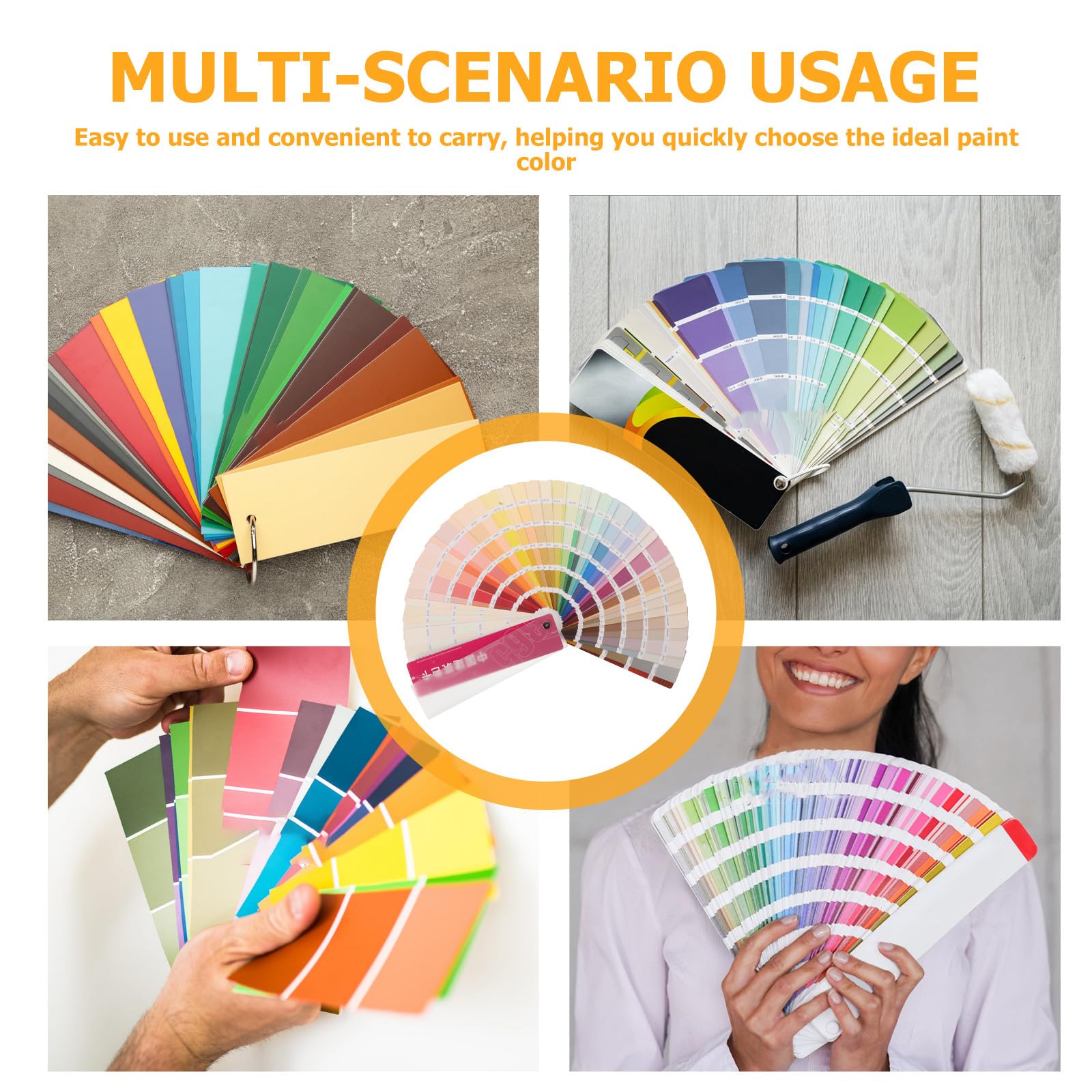 Campioni di Colori per Vernici Standard in Carta e Plastico, Portatili e Convenienti per Progetti DIY e Ristrutturazioni Domestiche