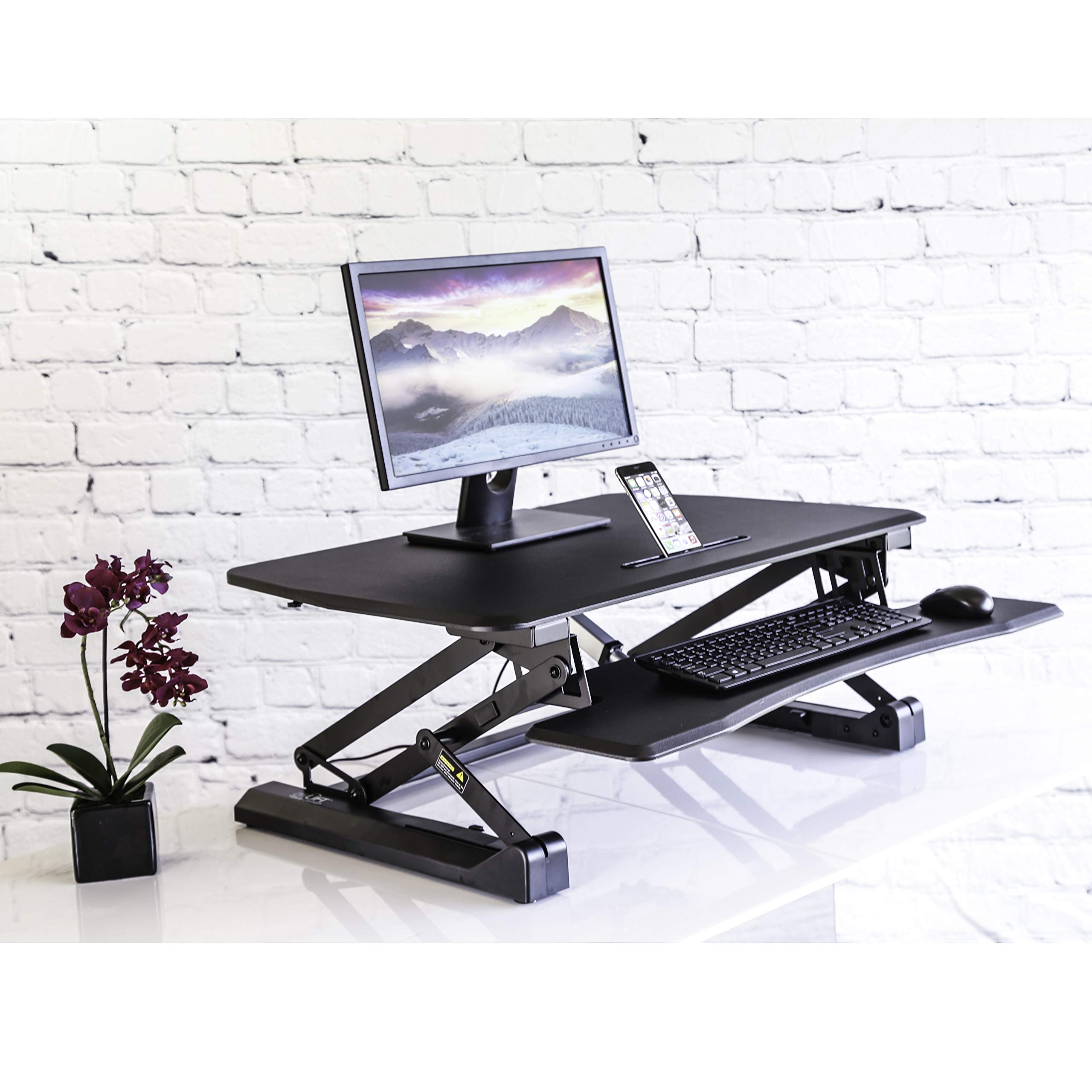 Seville Classics OFF65806 Airlift 36" Electric Height Adjustable