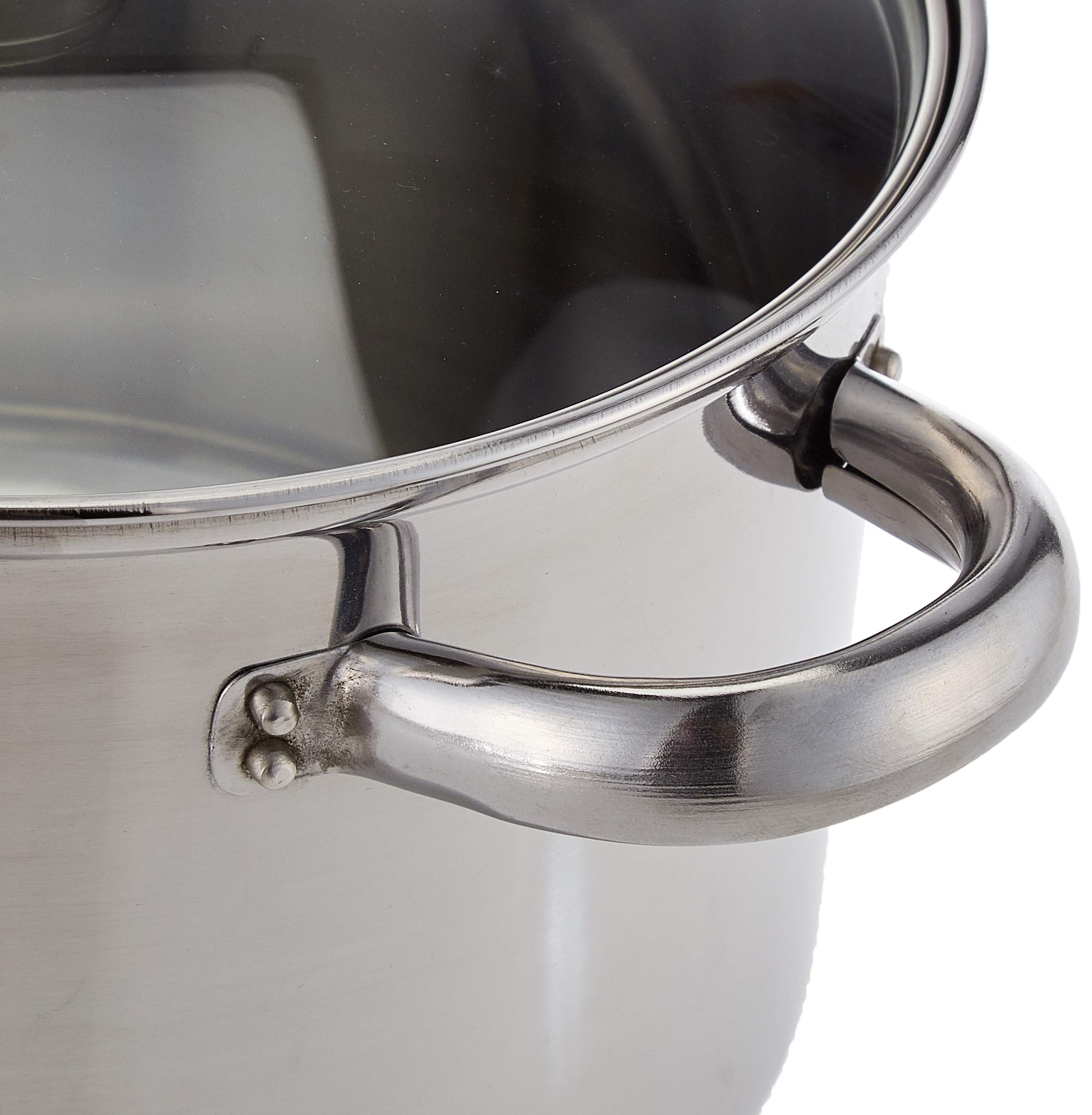 KitchenCraft Casseroles Pour Cuire Les Aliments À La Vapeur, Cuiseur À Vapeur À 3 Niveaux, Résistant À L'Induction, En Acier Inoxydable, Dans Une Boîte Cadeau, 22 cm (9''), Argenté