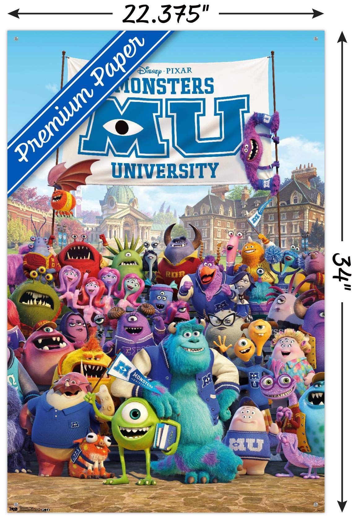 PIXAR MONSTERS, INC. POSTER FIGURE ラストワン s-l1200.jpg