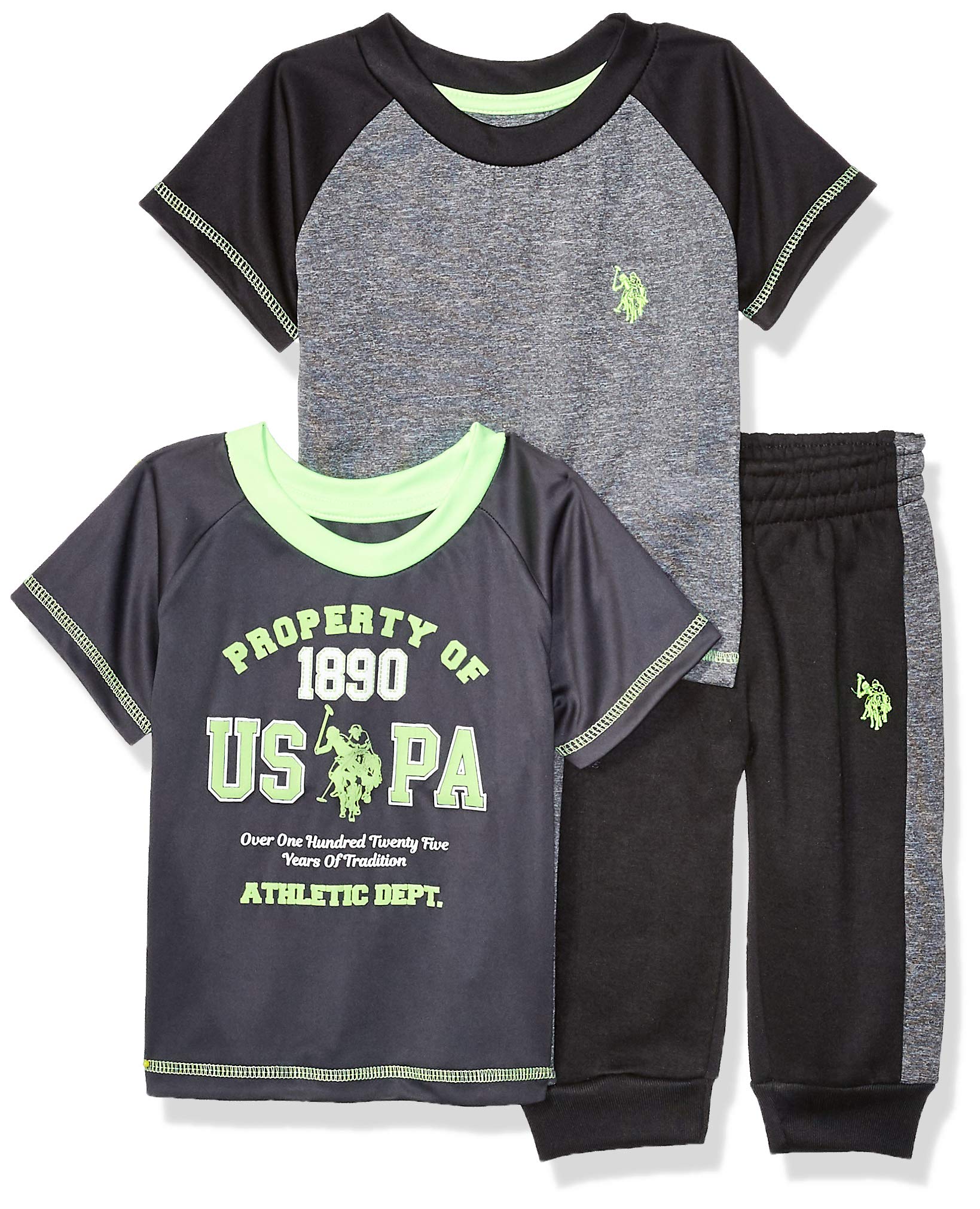 U.S.POLO ASSN. Baby Boys' Pants Set