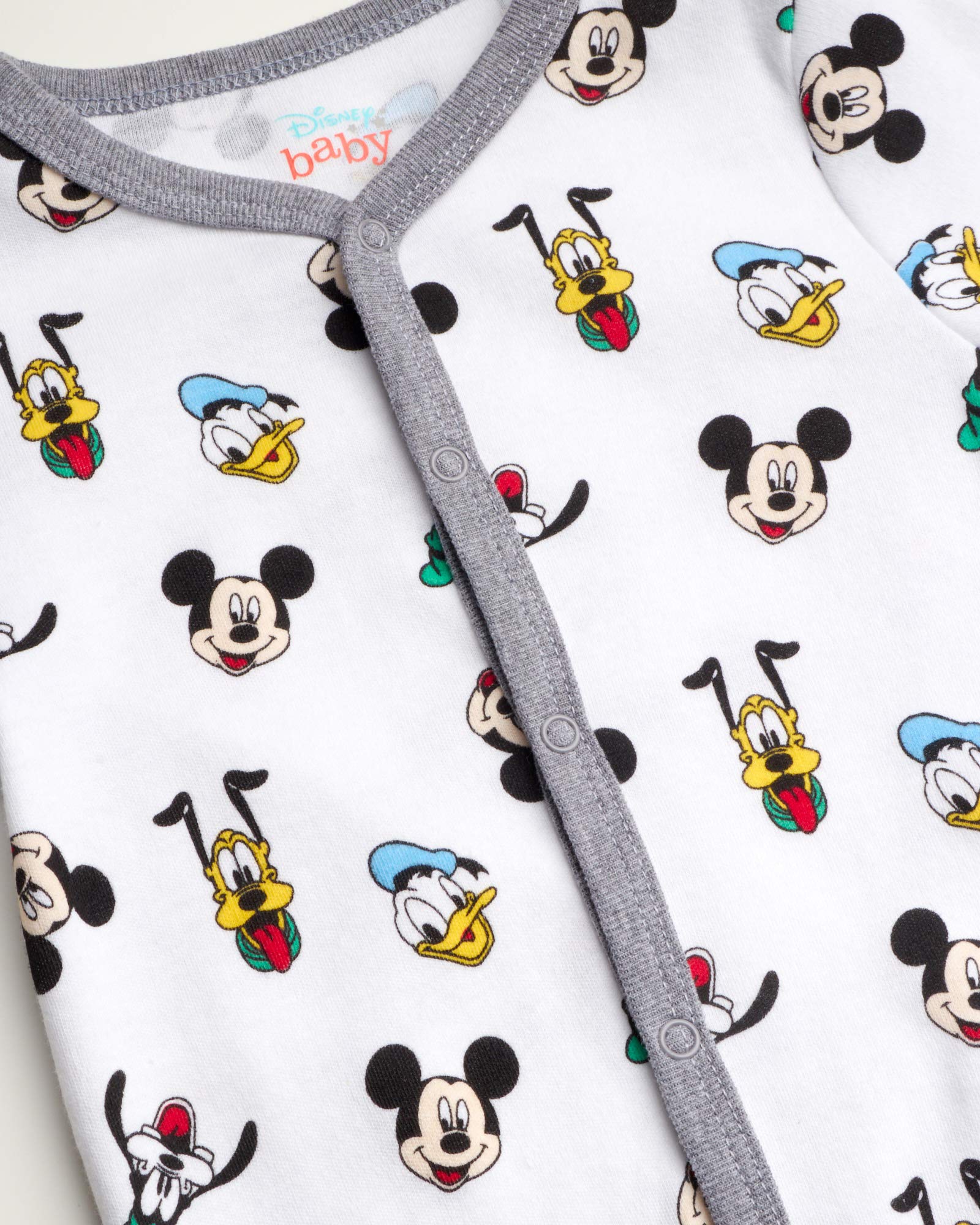 Disney Mameluco para bebé de Mickey & Friends 'Sleep N' Play – Body de pijama Footie (recién nacido/bebé)