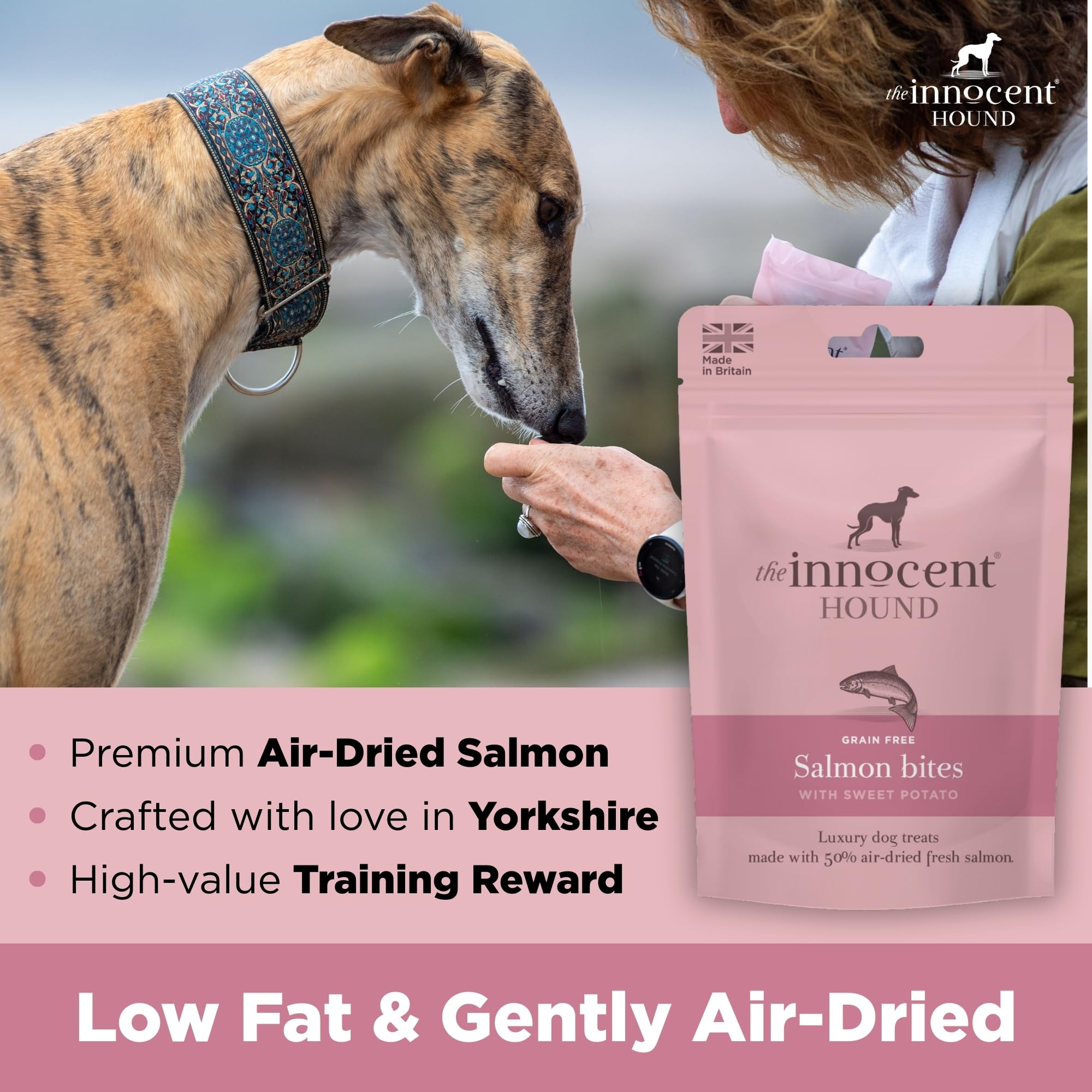 The Innocent Hound - Snacks para perros (Talla Única) (Salmón/Batata)