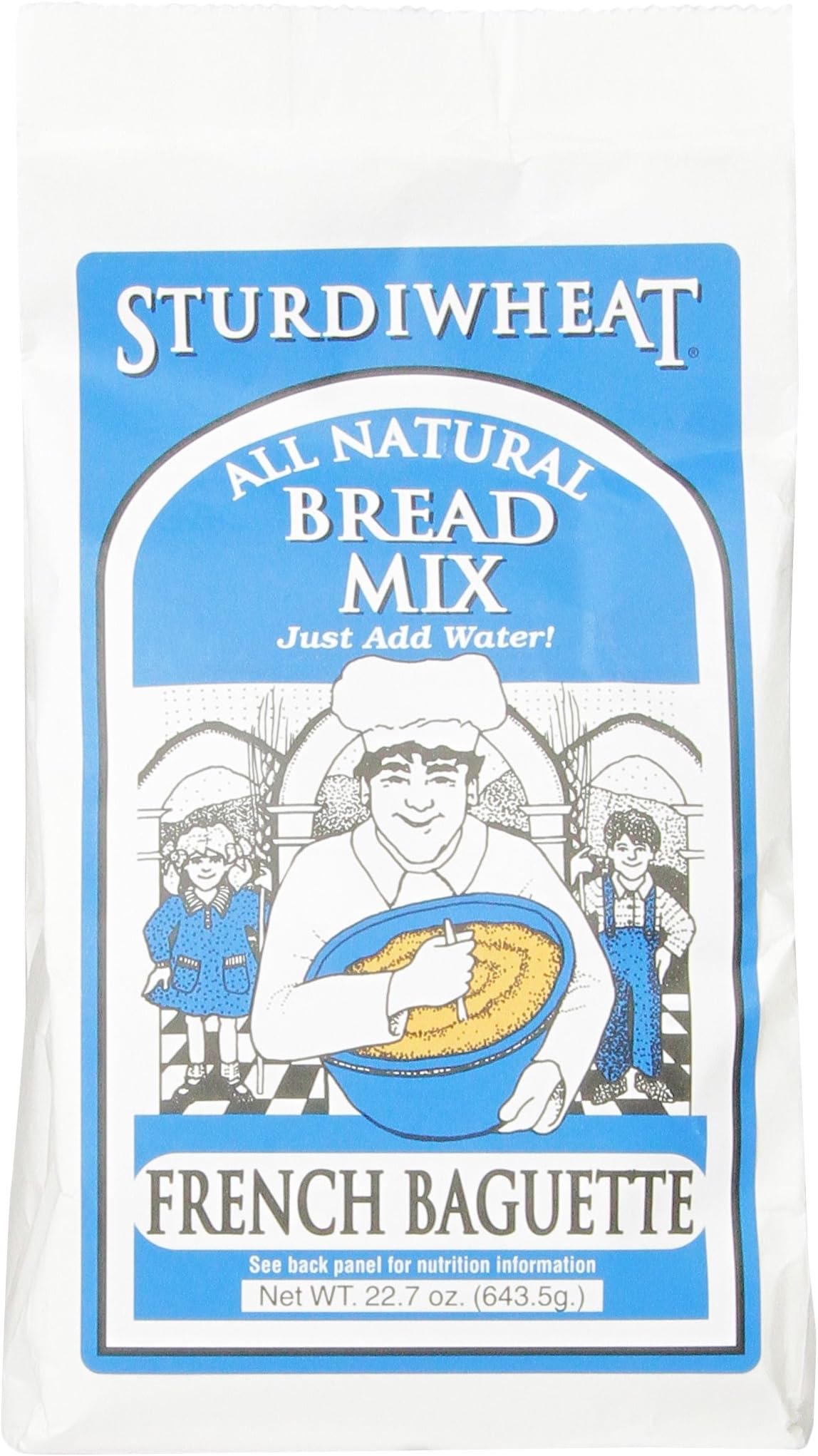 Sturdiwheat All Natural Bread Mix, French Baguette, 22.7-Ounce Package (Pack of 4)
