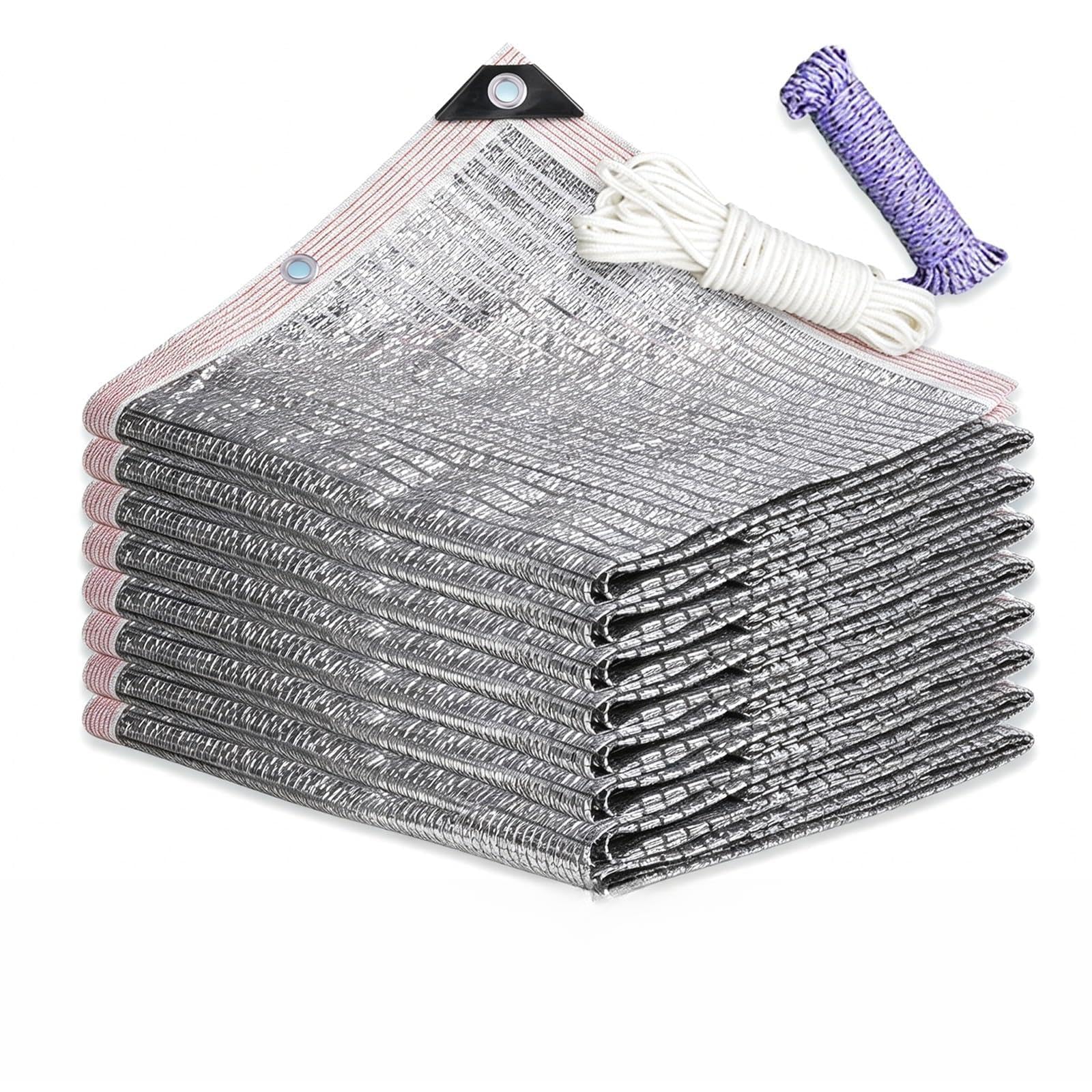 Filet d'ombrage aluminium ultra résistant toile haute densité