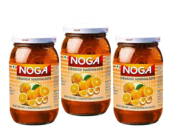 NOGA Orange Marmalade Jam (Pack of 3) 500gm x 3 Amazon.in Grocery