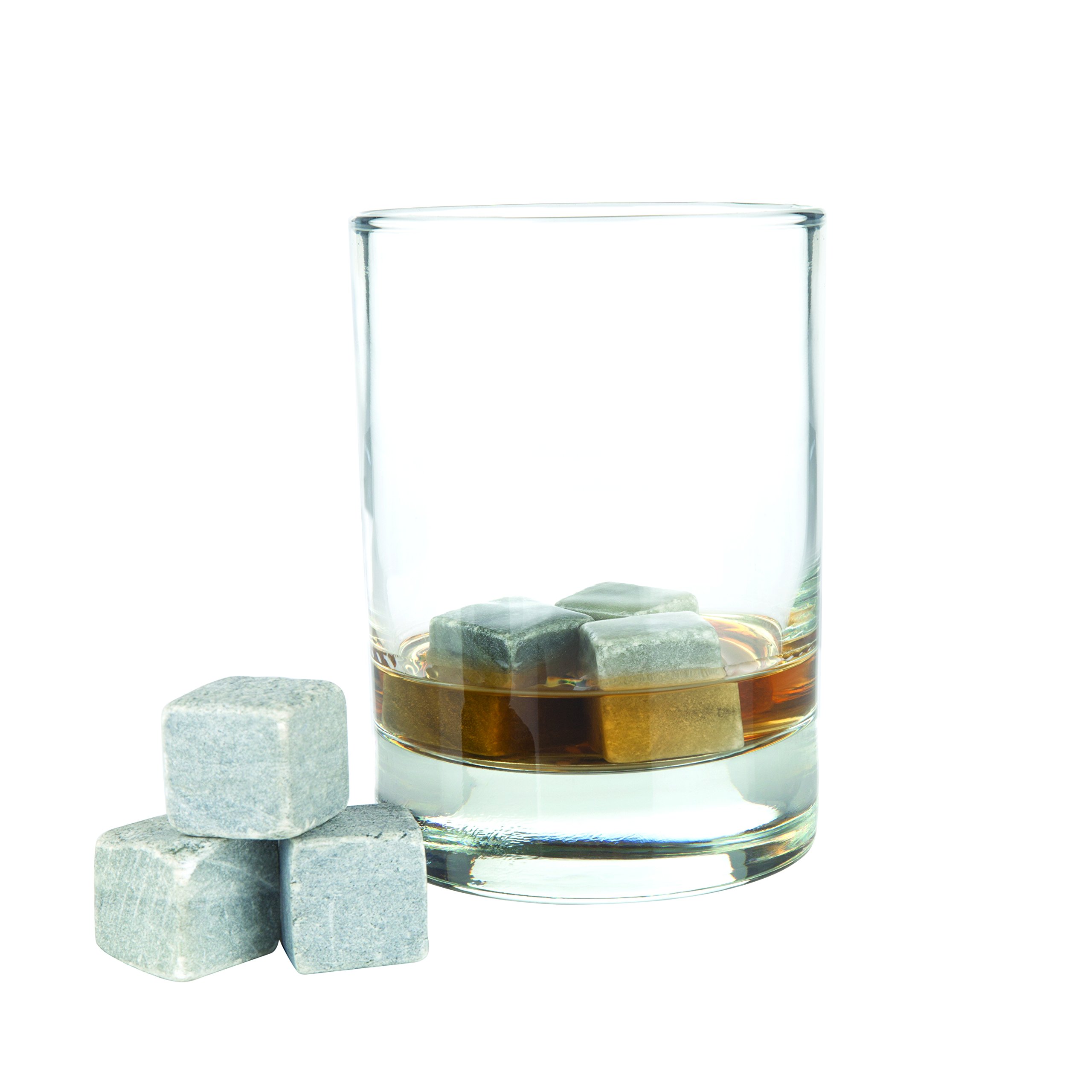 True Glacier Rocks 6 Piece Soapstone Cube Set, One Size, Grey
