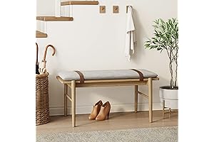 Midcentury Bench by Nathan James: Enhance Your Home's Style with Retro Charm