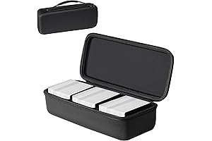 Portable Trading Card Storage Case for Against Humanity Cards and Expansions, Holds 750+ Cards (Black)