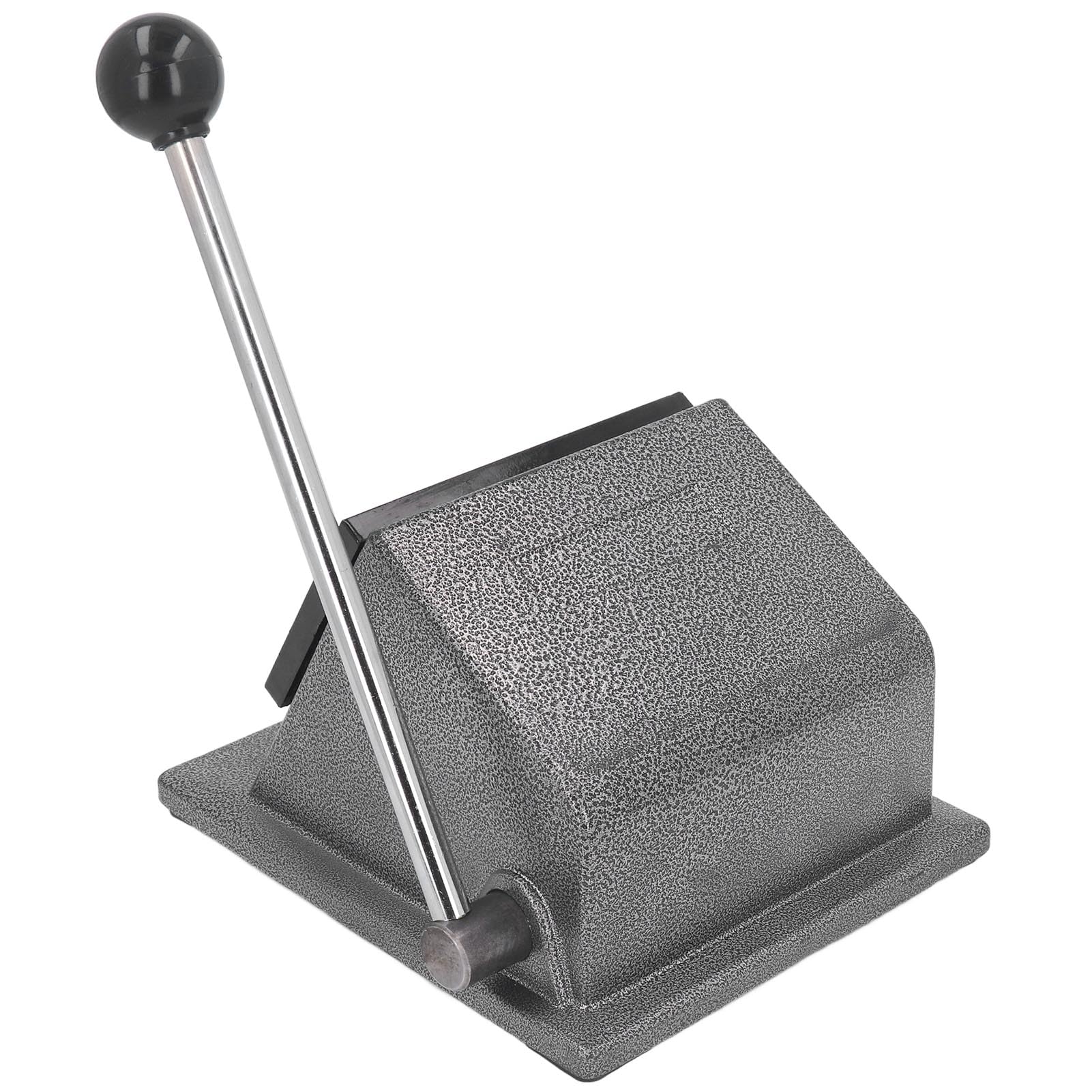 AMONIDA Máquina para Hacer Insignias Redondas, Cortador Perforador de Acero Inoxidable de para Tarjetas de PVC Fotográficas de Papel, Ideal para Manualidades (58MM)