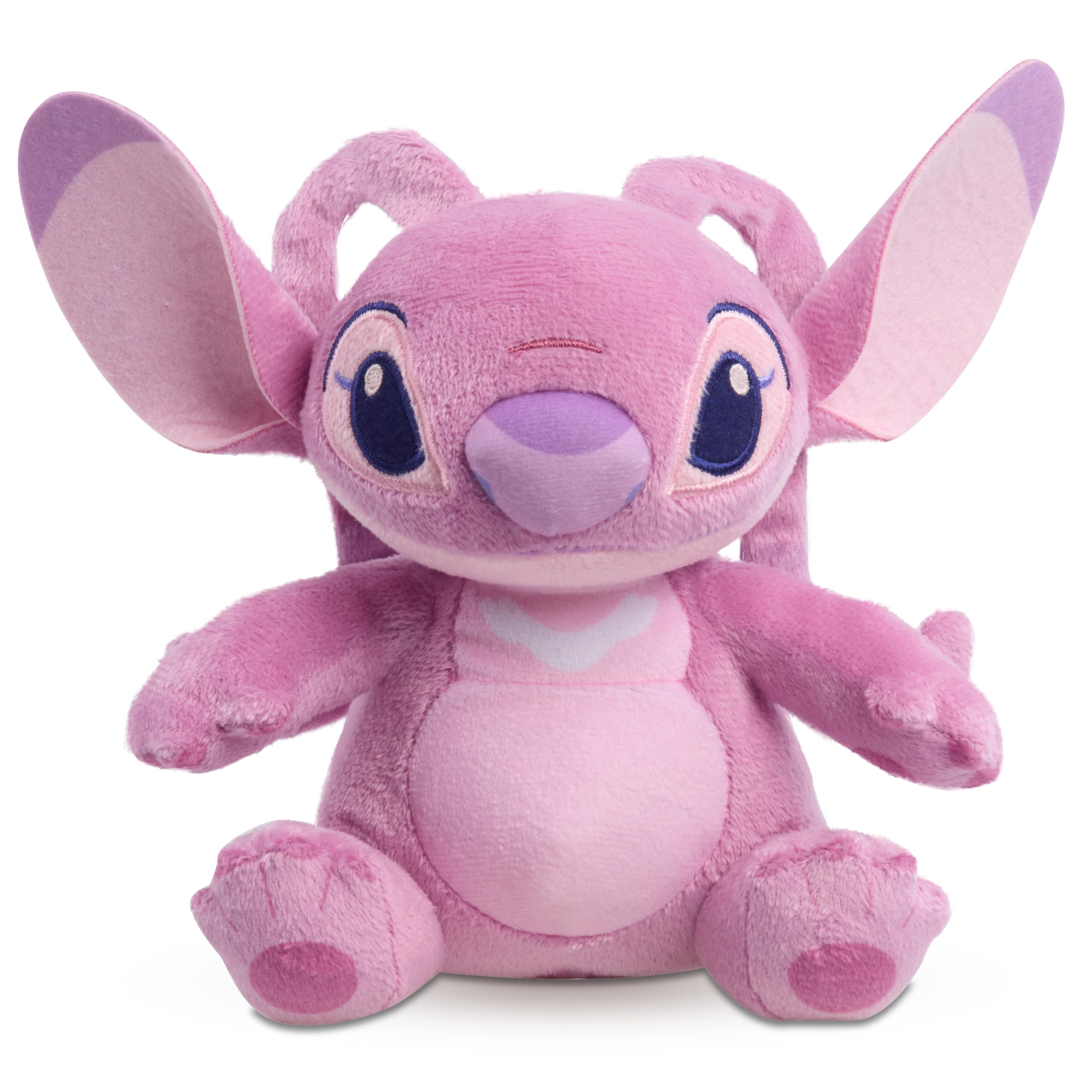 Stitch 7.5" Small Angel Plush Stuffed Animal, Soft & Huggable, Toy for Fans & Kids by Just Play