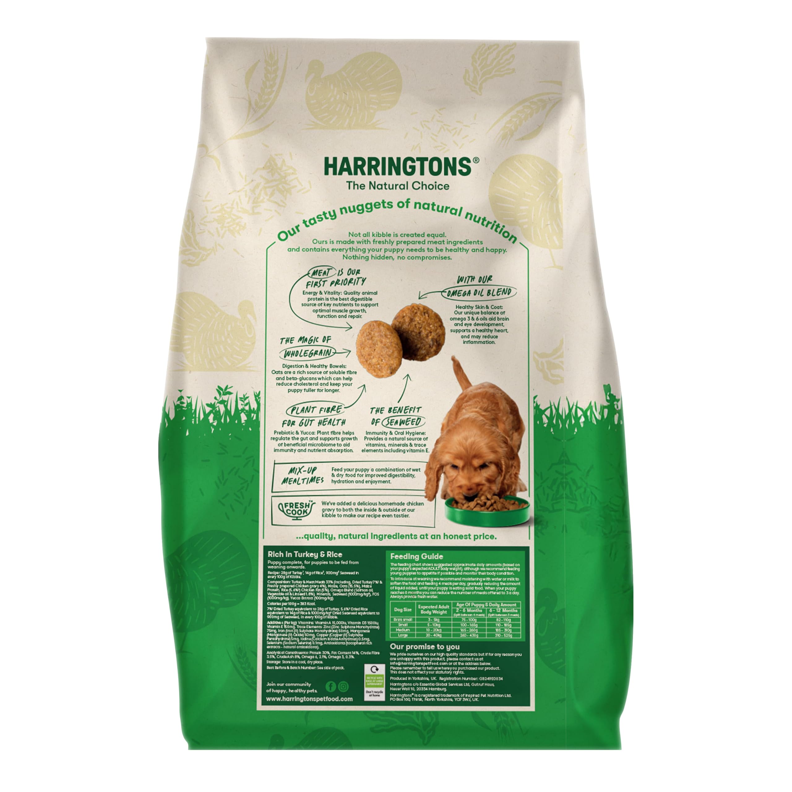 Harringtons Complete Puppy Nourriture pour Chien 10 kg