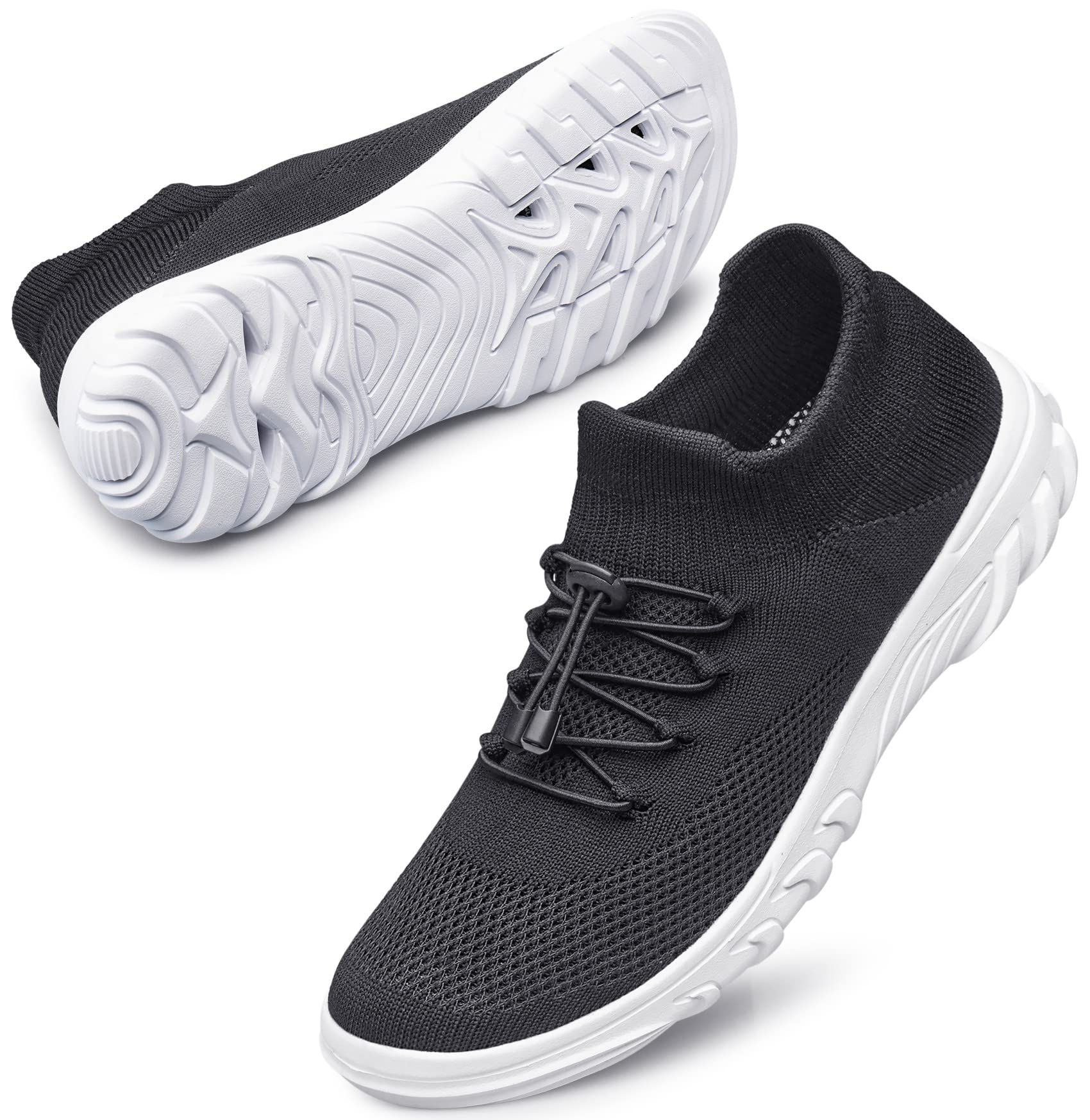 SILLENORTH Mens Womens Water Shoes Quick-Dry Sock Aqua Water Sneakers Slip-on Casual Walking Shoes for Diving Swimming Surfing Yoga Beach Sea Sports