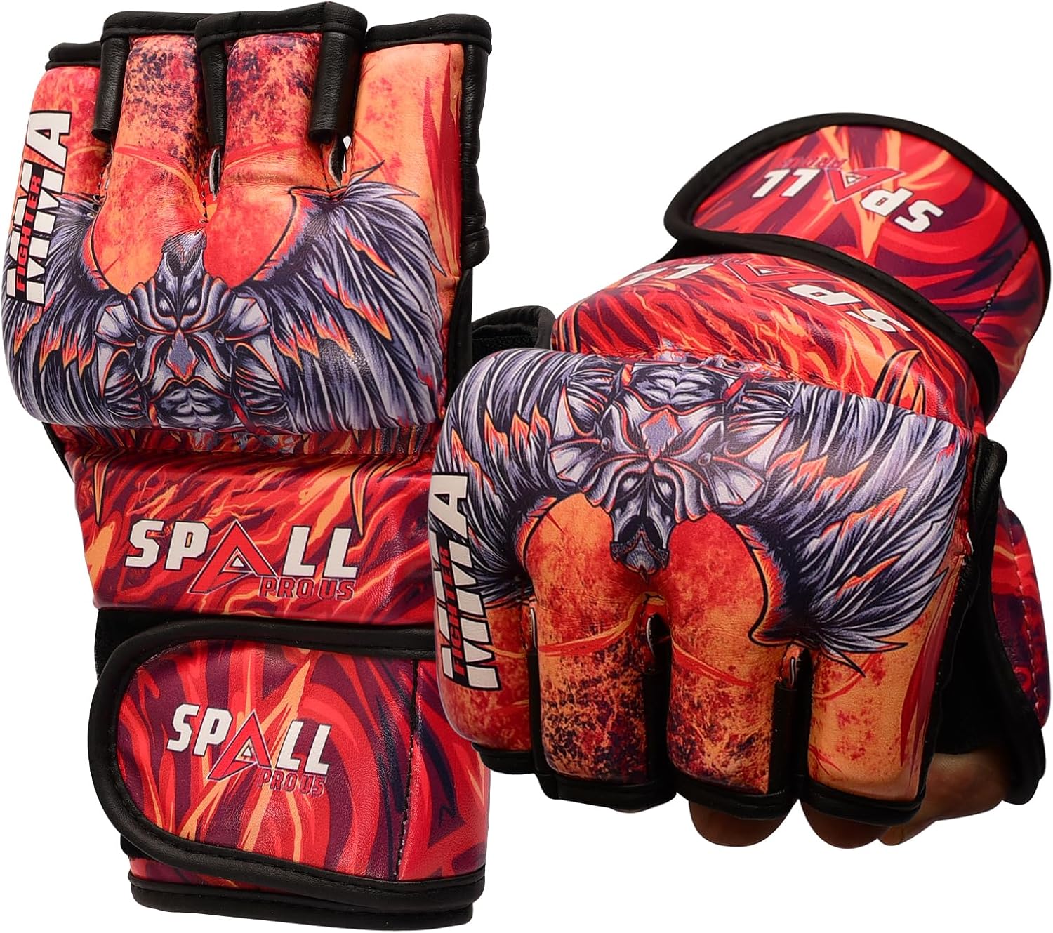 Muay Thai MMA Boxing Gloves for Men & Women - Pro Training Sparring Punching Gloves - Kickboxing Heavy Bag Workout Leather Boxing Gloves