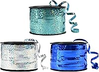 Vista 25 de BEISHIDA Juego de cintas rizadas de 12 colores surtidos, cuerdas de globos de arcoíris, 1/5 pulgadas de grosor, 264 yardas para envolver regalos