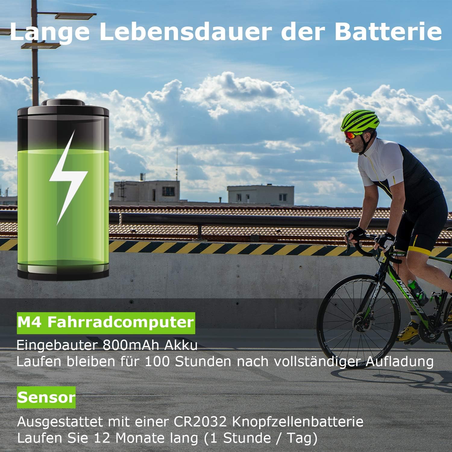 MEILAN M4 battery life illustration